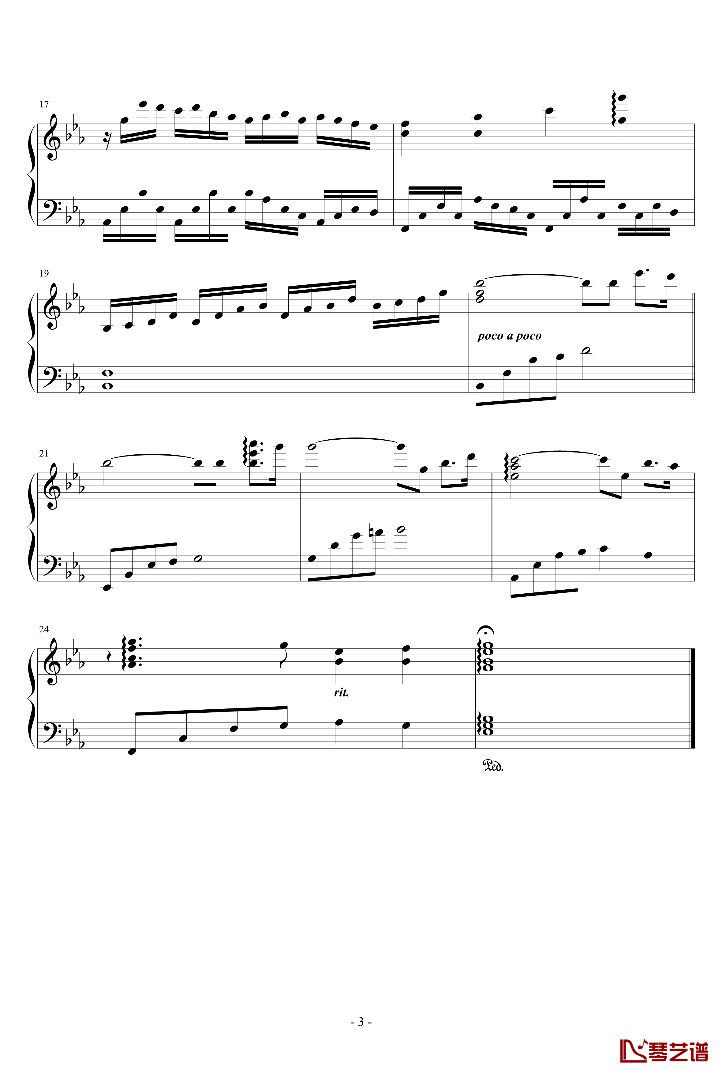 梦幻小曲钢琴谱-rj200914031113