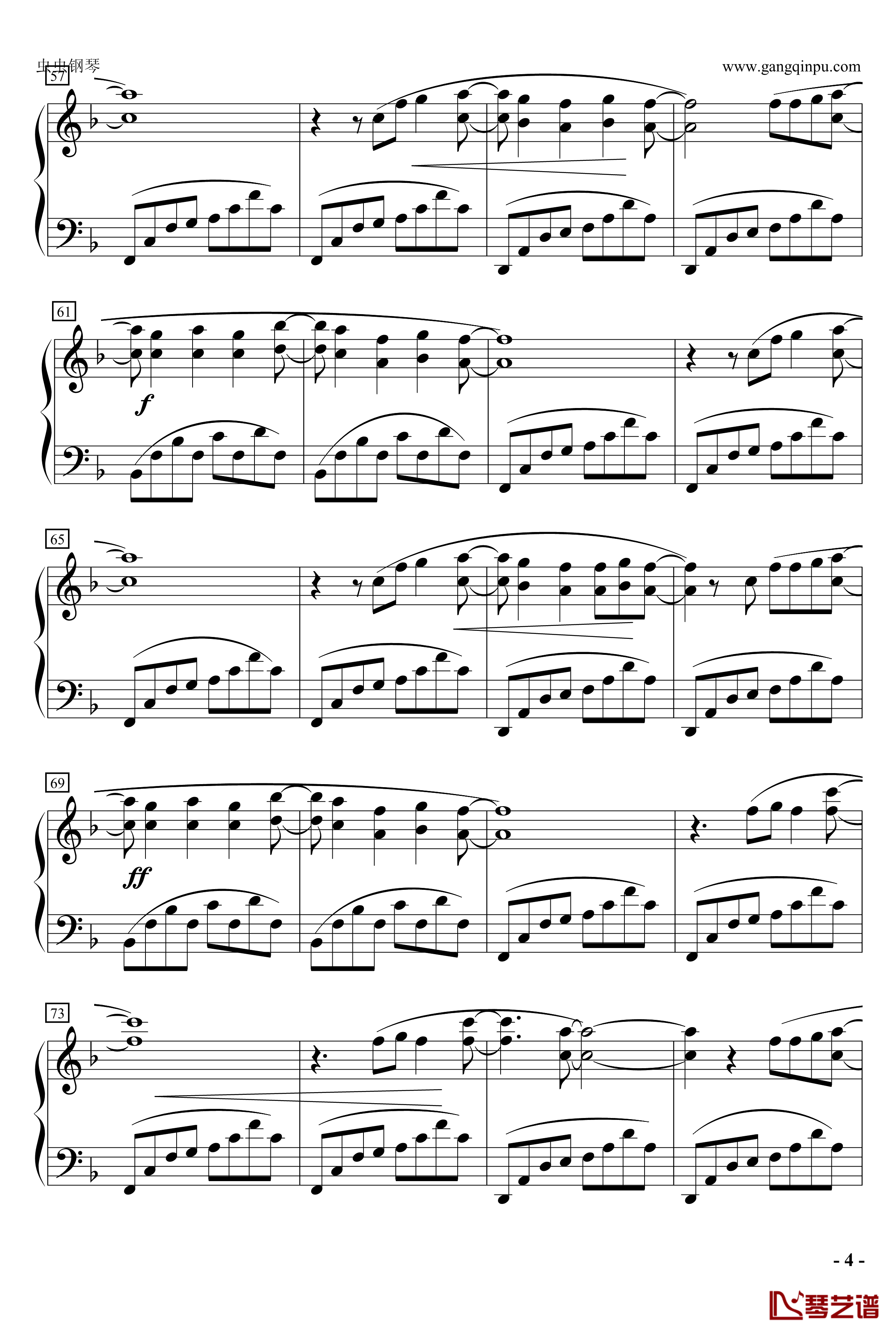 Just The Way You Are钢琴谱-Bruno Mars4