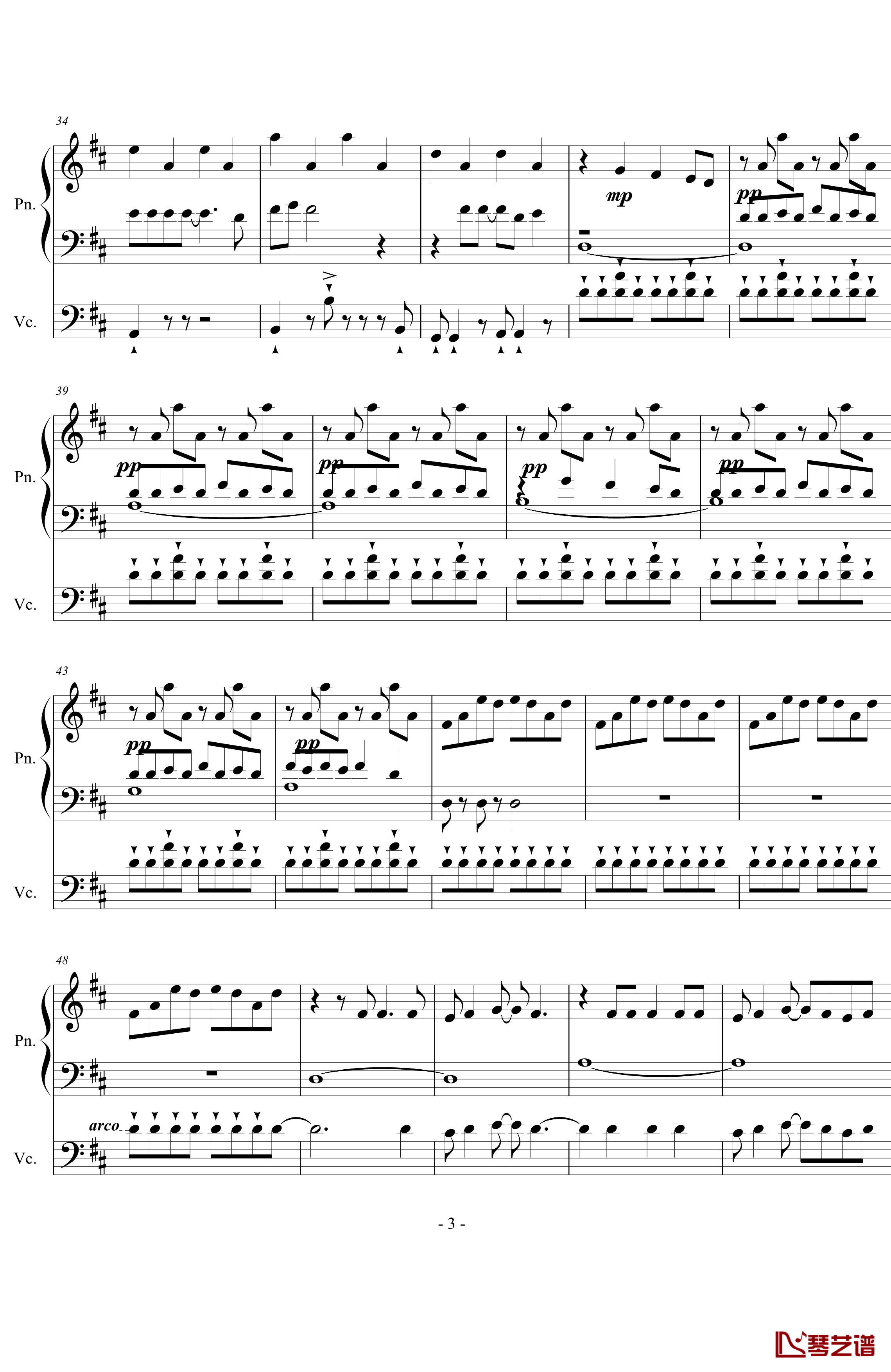 love story meets viva la vida钢琴谱-Jon Schmidt3