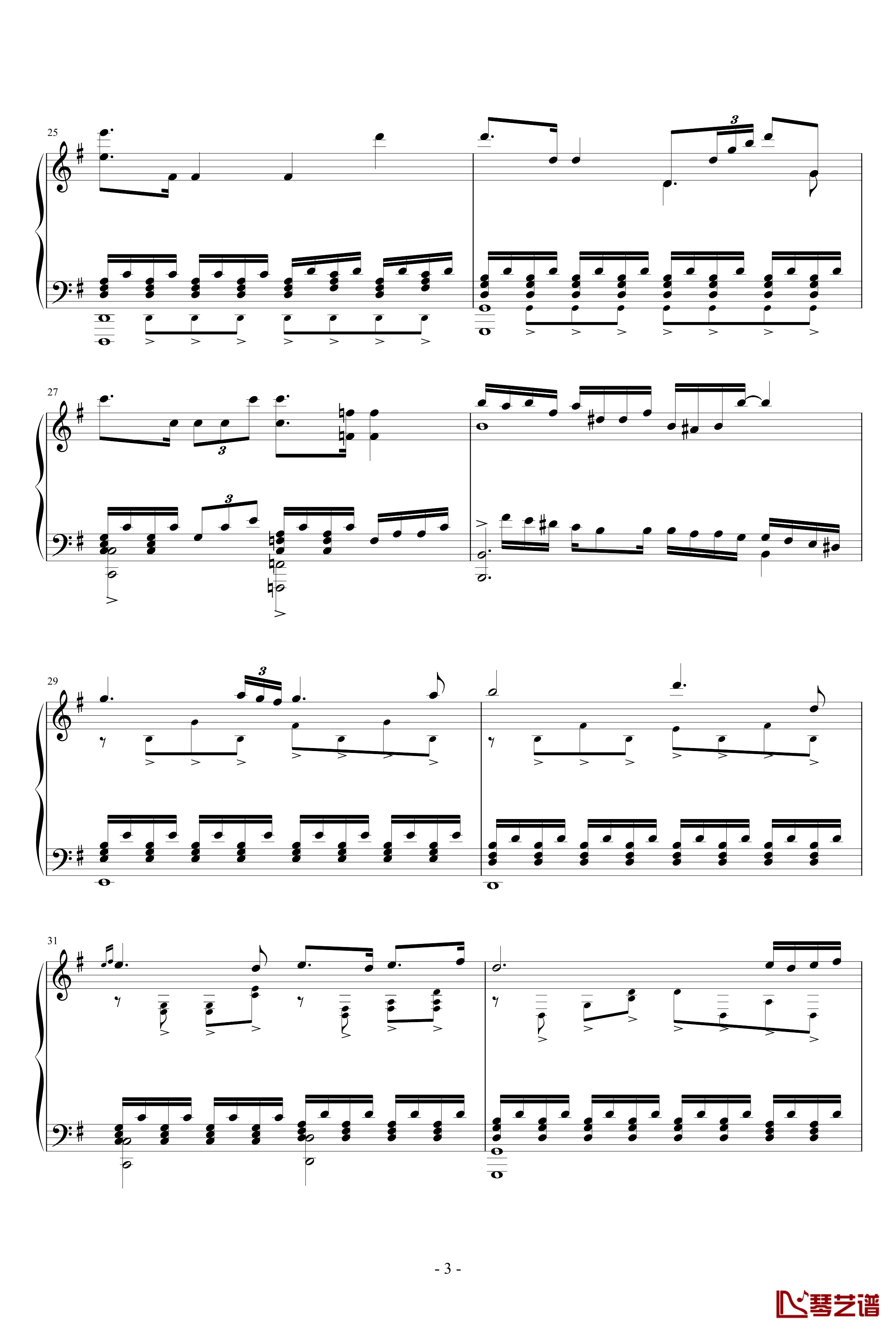 Piano ambientMoonGlow -Lunalight style钢琴谱-Akito3