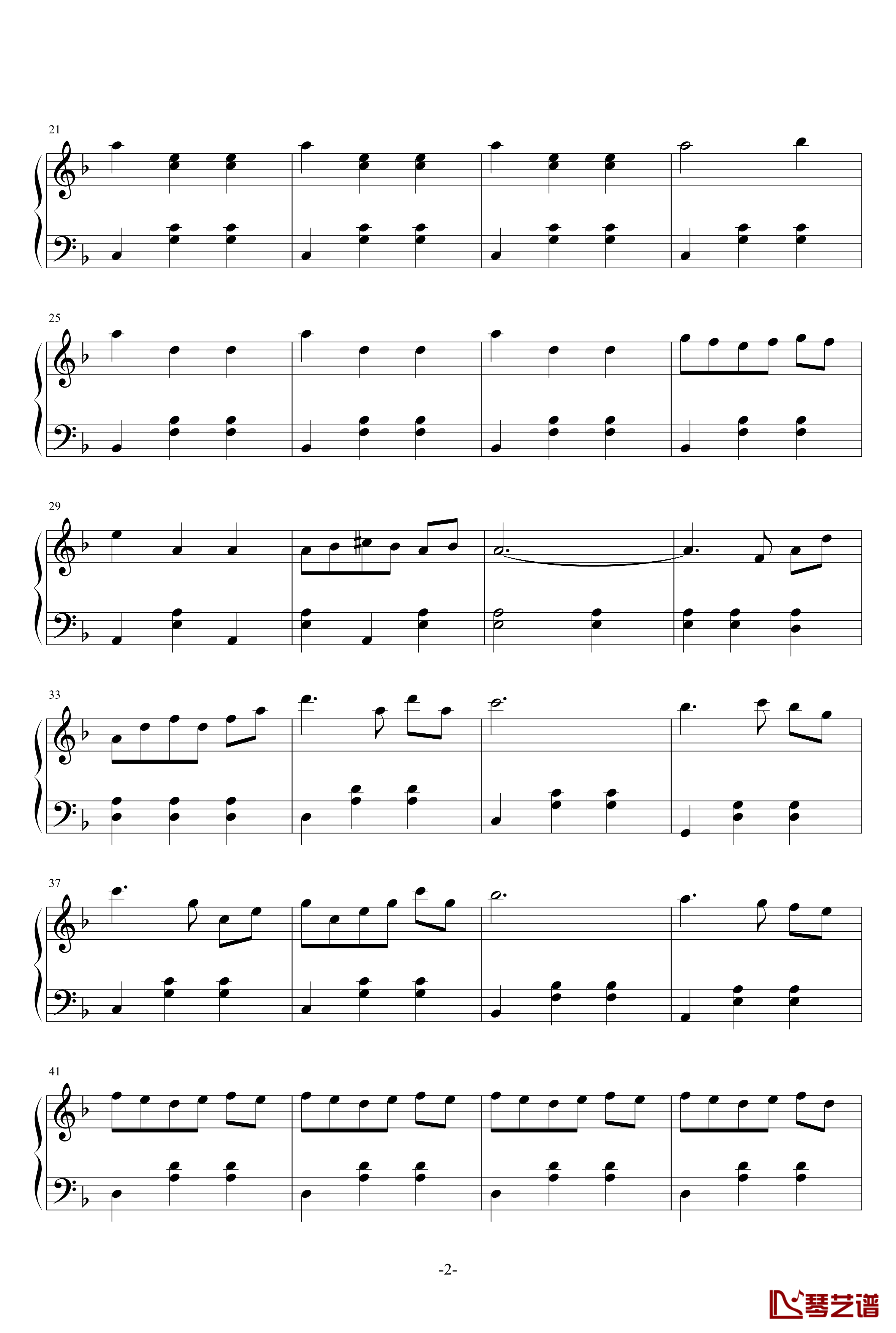 枫の舞钢琴谱-為妳而舞2