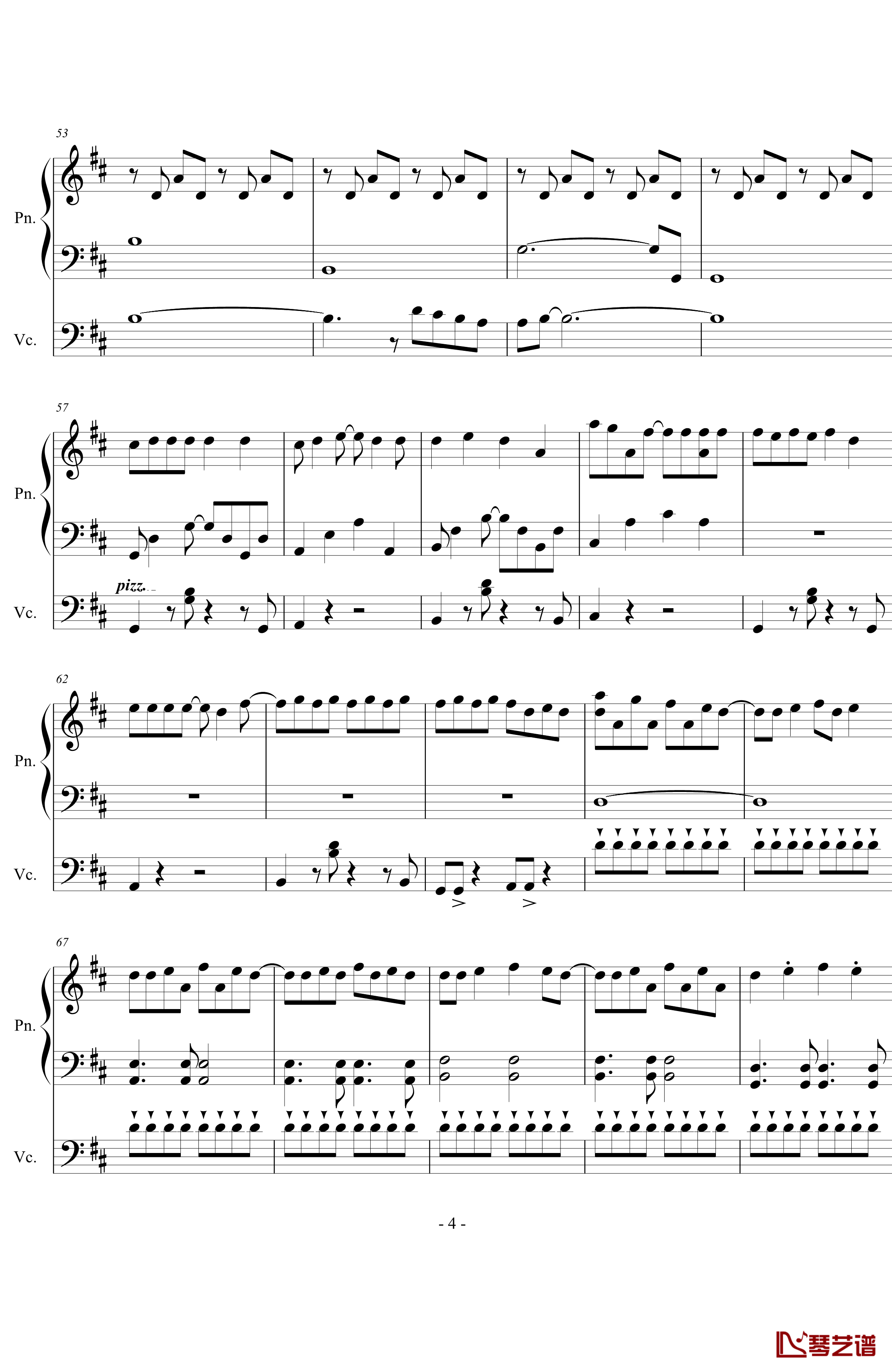 love story meets viva la vida钢琴谱-Jon Schmidt4
