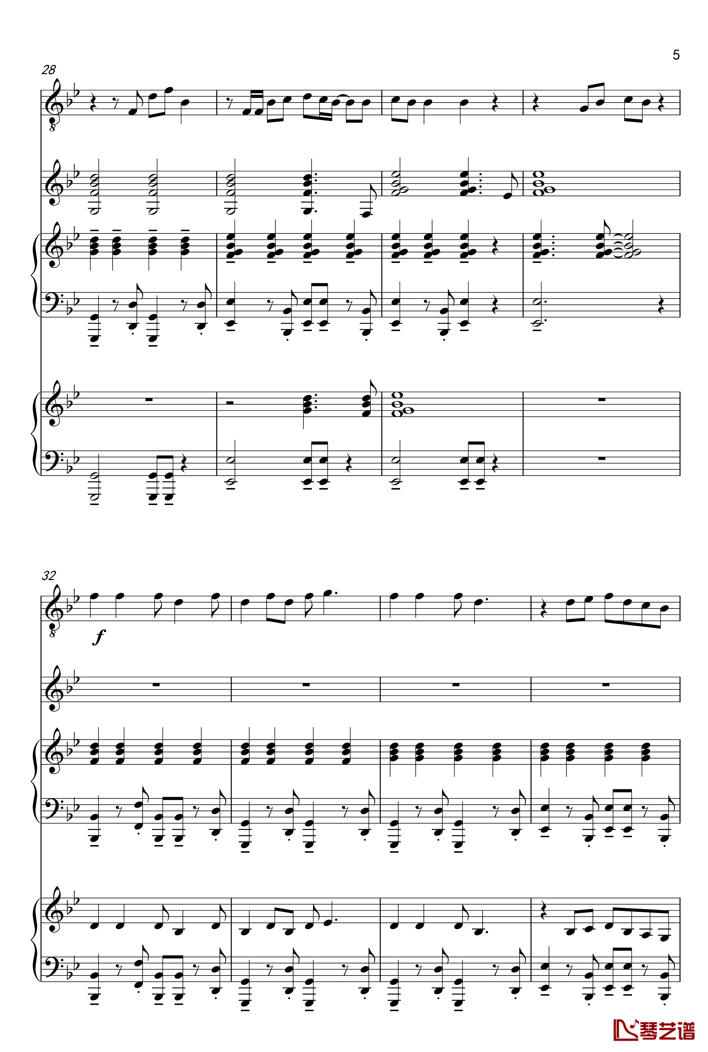 Only love can hurt like this钢琴谱-Paloma Faith5