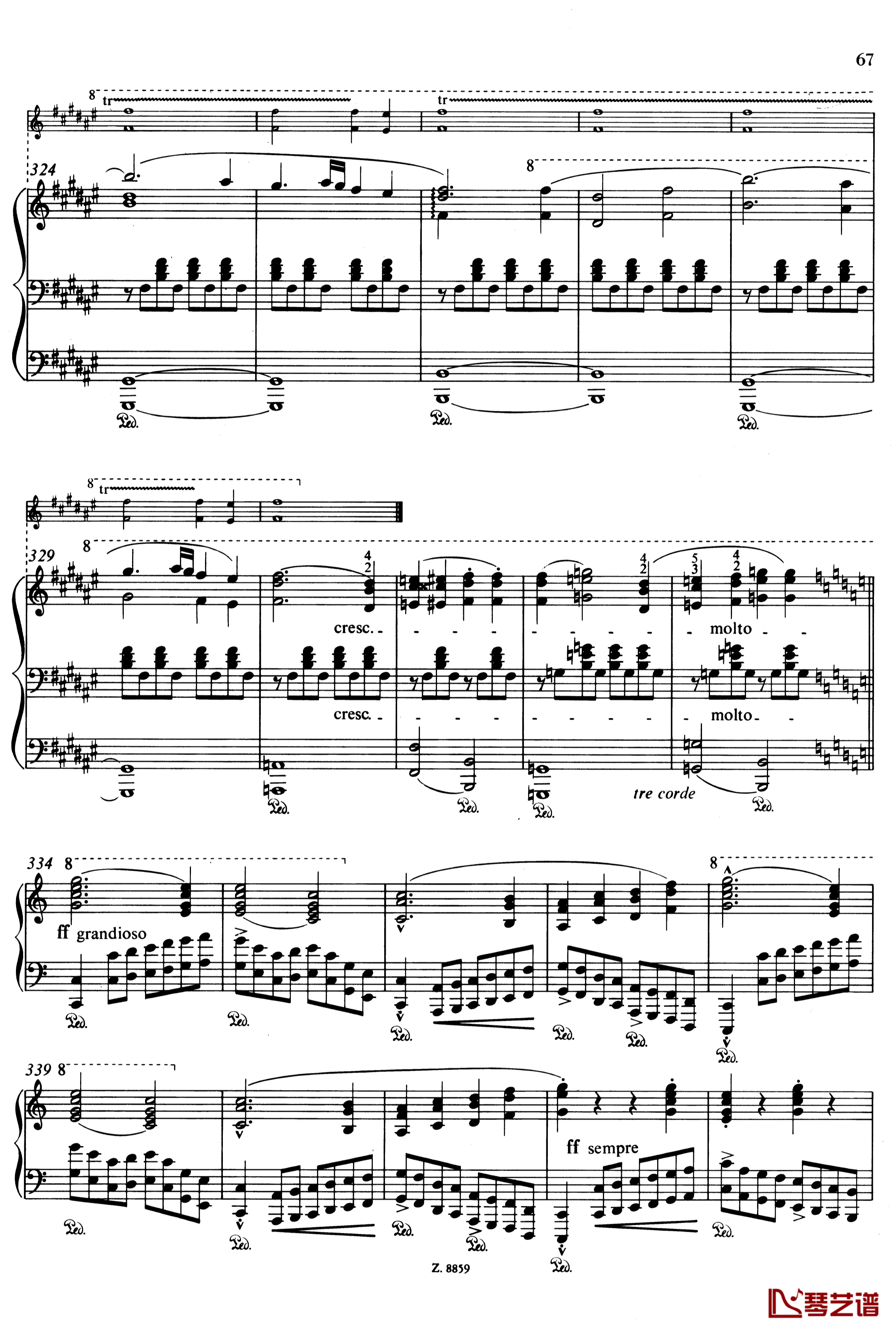 耶稣基督 S.3 选段-牧歌进行曲钢琴谱-李斯特31