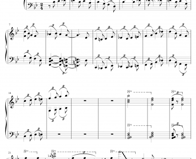 I'm Old Fashioned钢琴谱-Oscar Peterson