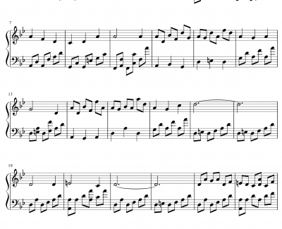 Dramatist钢琴谱-灰灰的小白