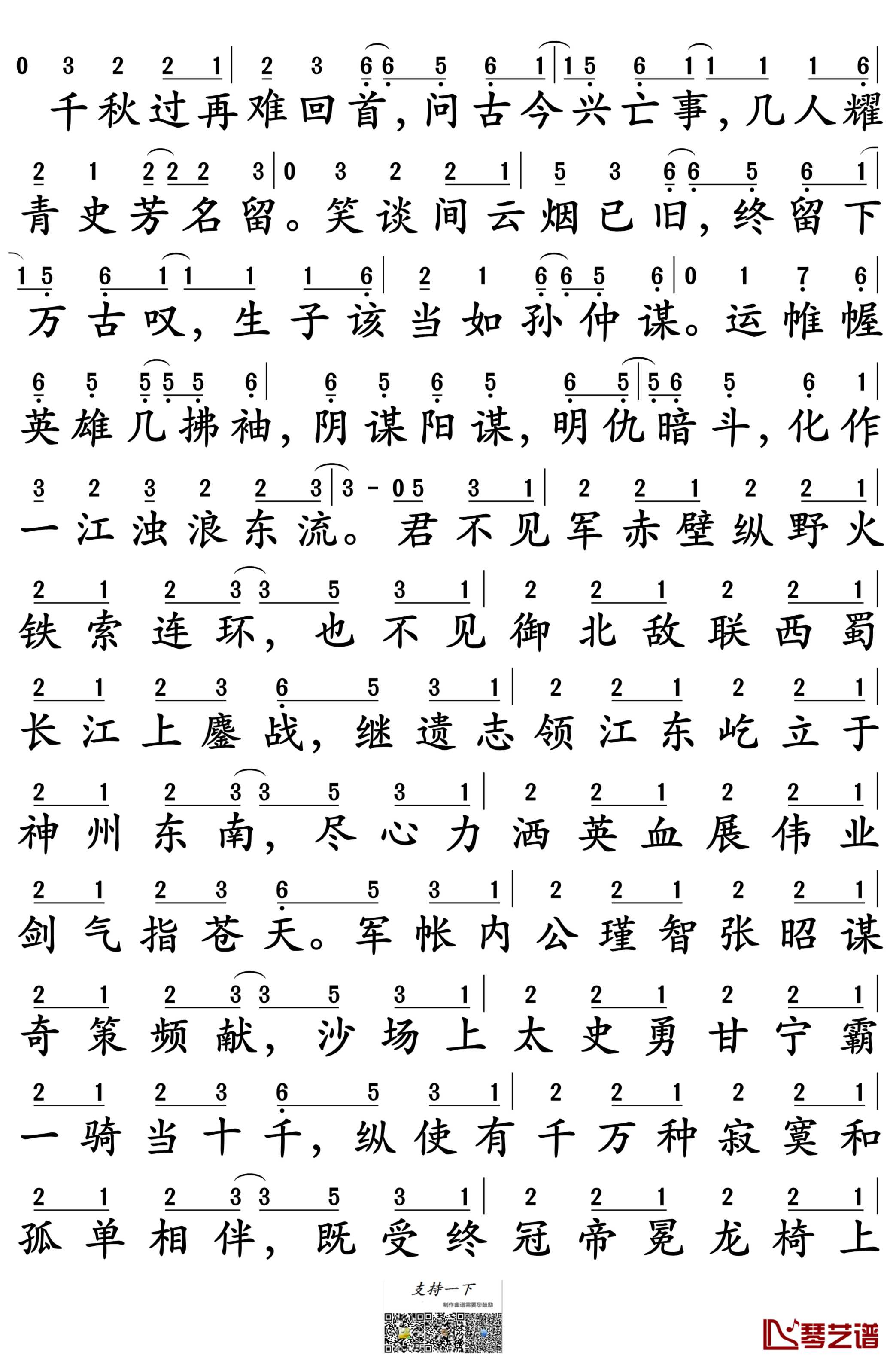 权御天下简谱-洛天依演唱-孙世彦制谱2