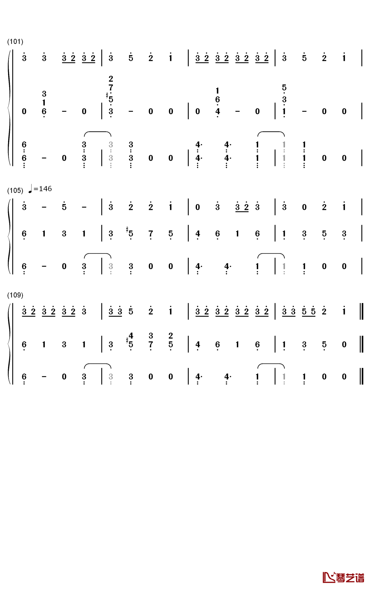 Cradles钢琴简谱-数字双手-Sub Urban7