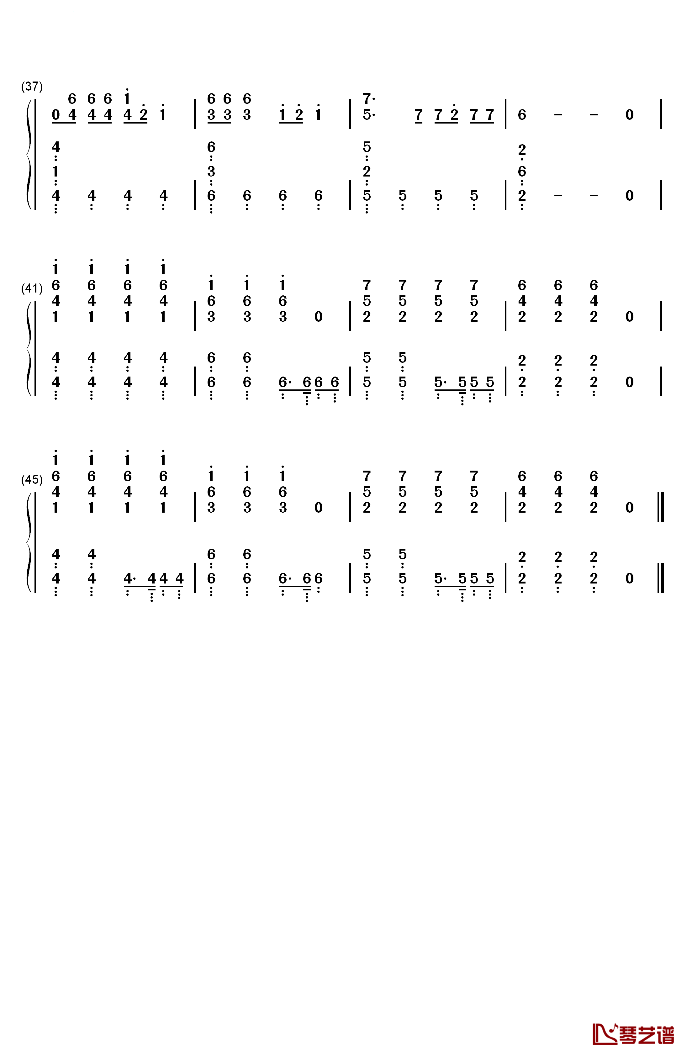 Summertime Sadness（夏日忧郁）钢琴简谱-数字双手-Lana Del Rey3