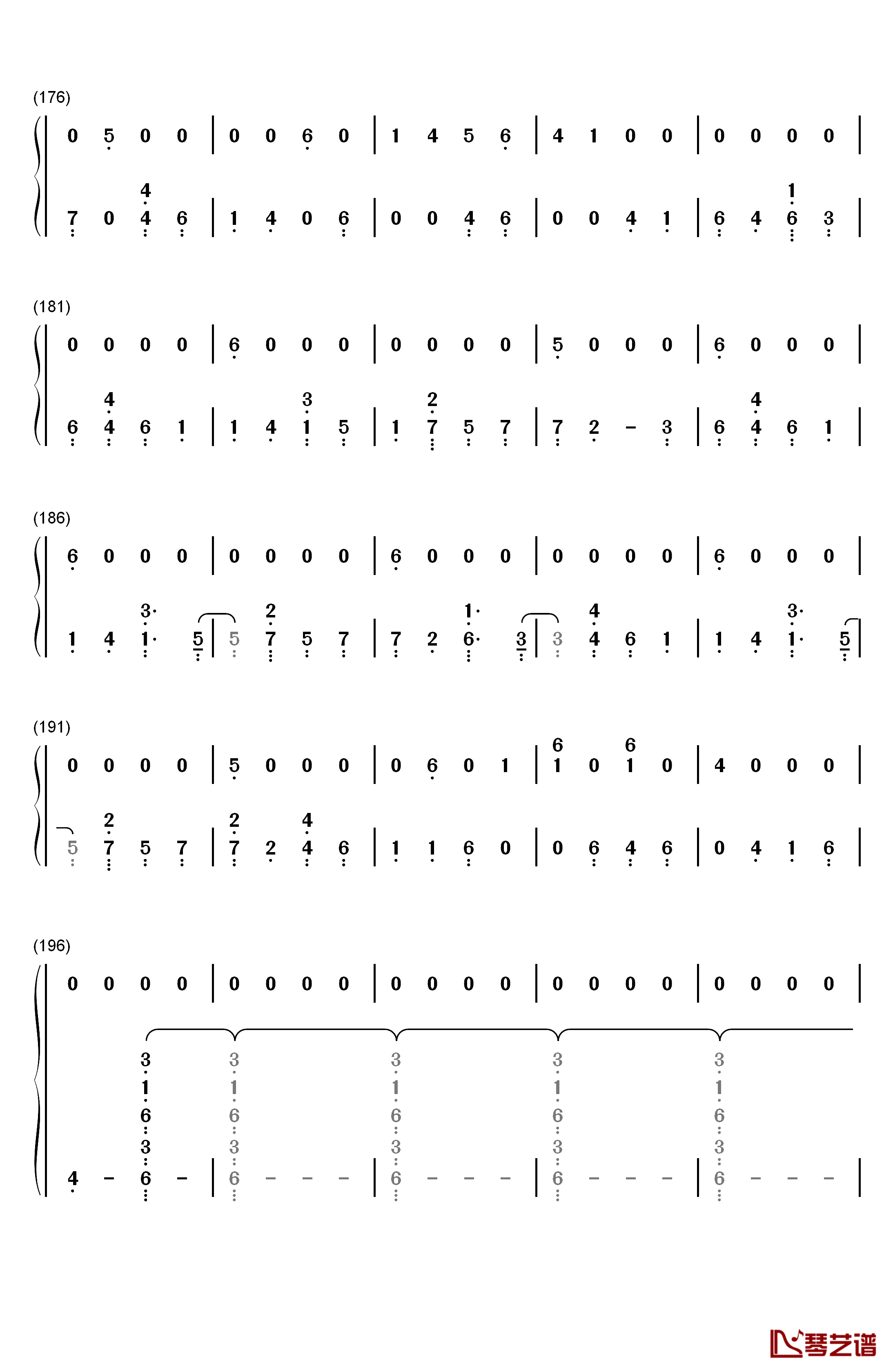 Don't Give In钢琴简谱-数字双手-Snow Patrol7
