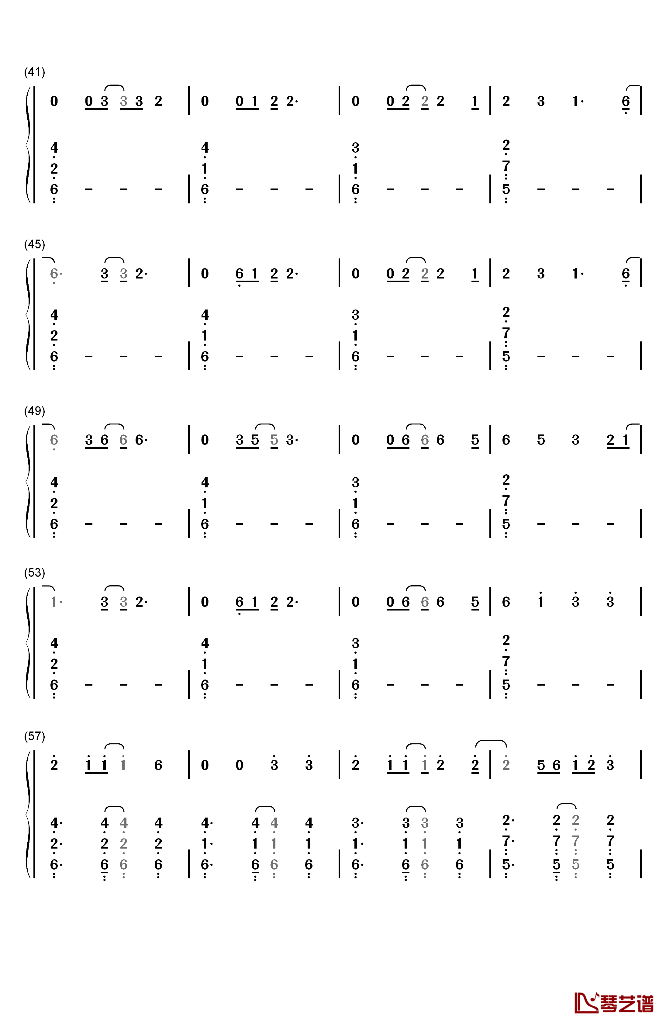 Mercy钢琴简谱-数字双手-Shawn Mendes3