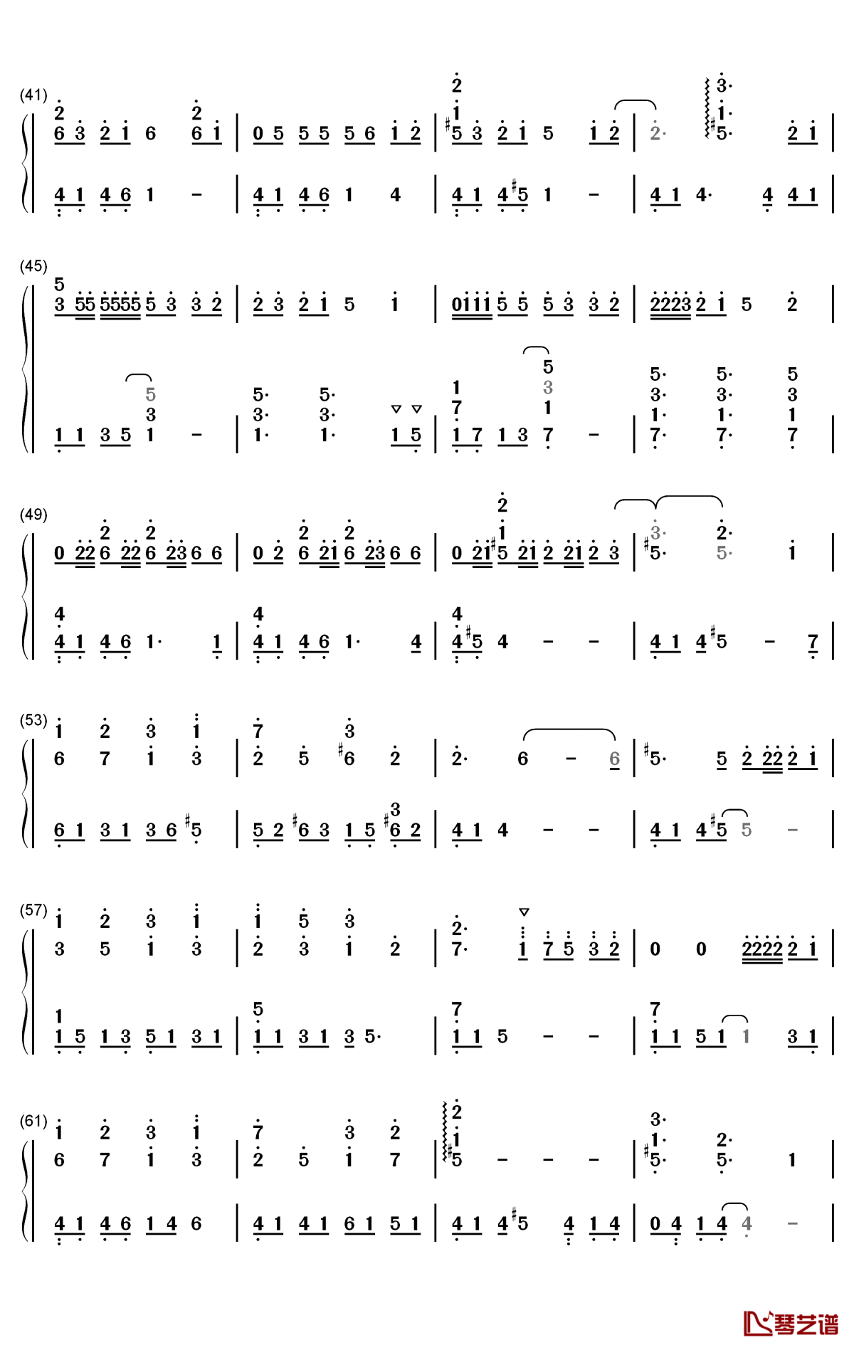 Lowkey钢琴简谱-数字双手-NIKI3