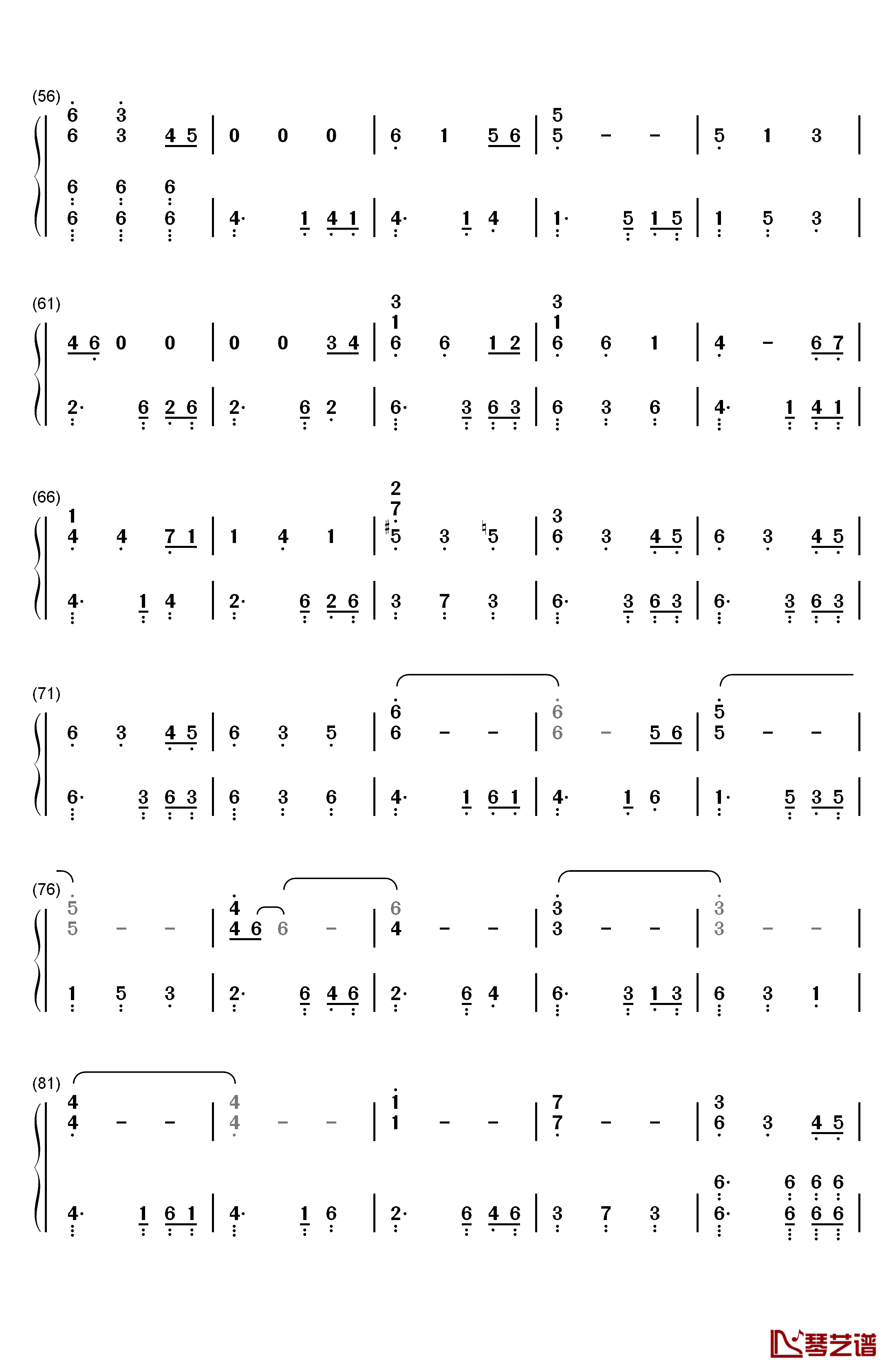 权力的游戏钢琴简谱-数字双手-Ramin Djawadi3