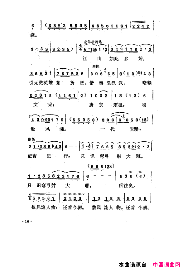 毛泽东之歌-红太阳歌曲集000-050简谱1