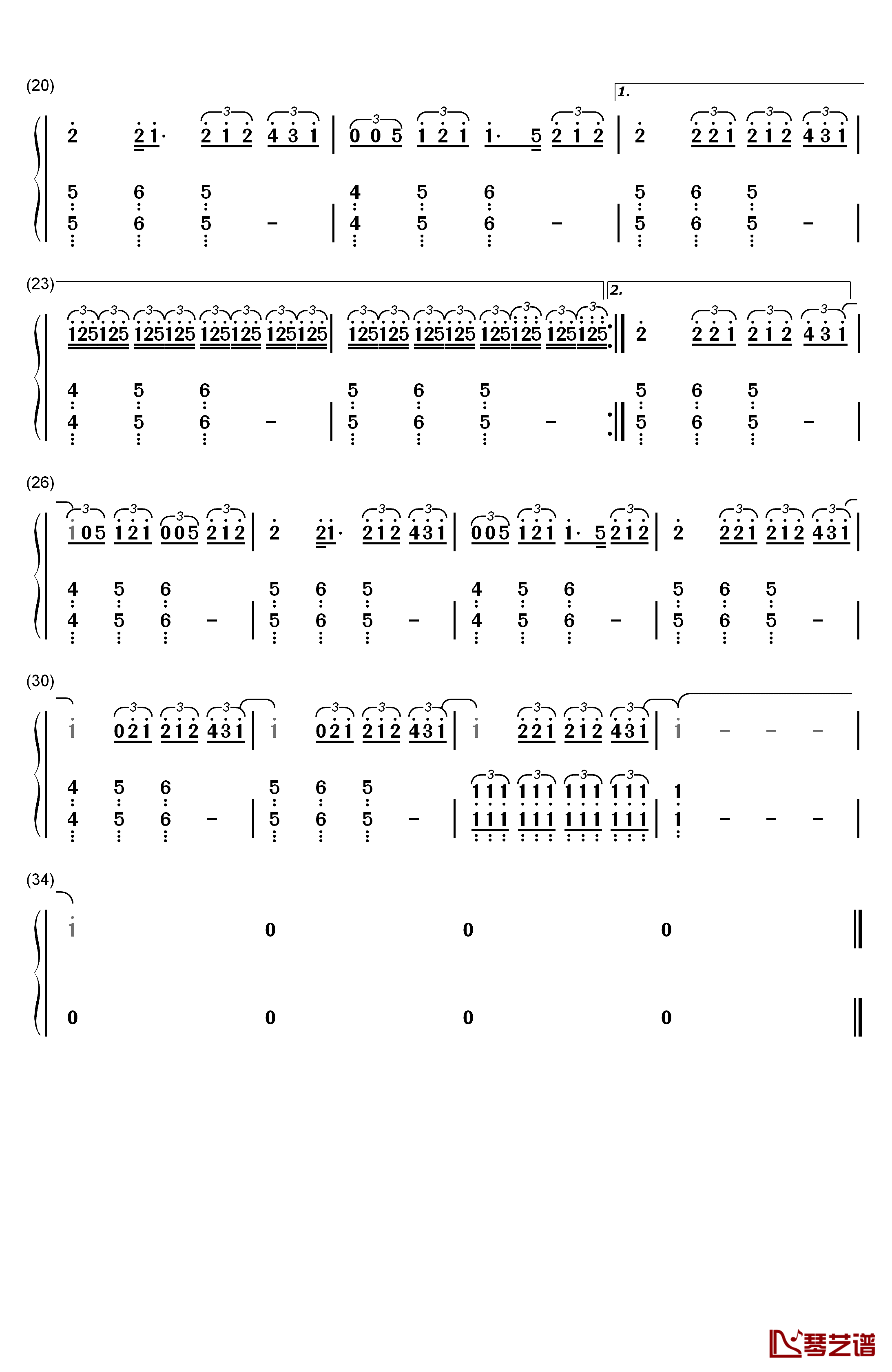 History Maker钢琴简谱-数字双手-藤冈靛2