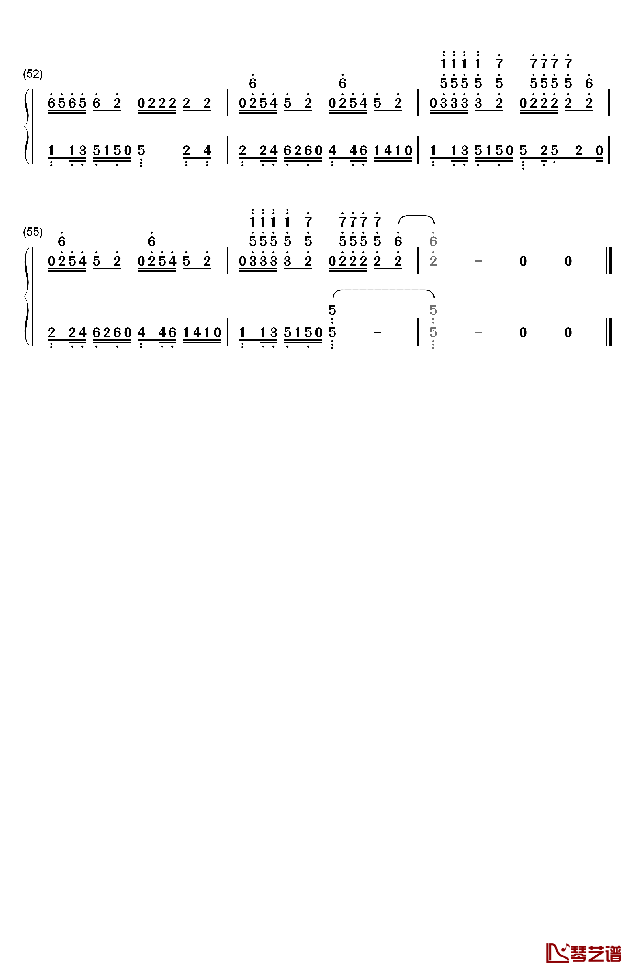 Radioactive钢琴简谱-数字双手-William Joseph Imagine Dragons4