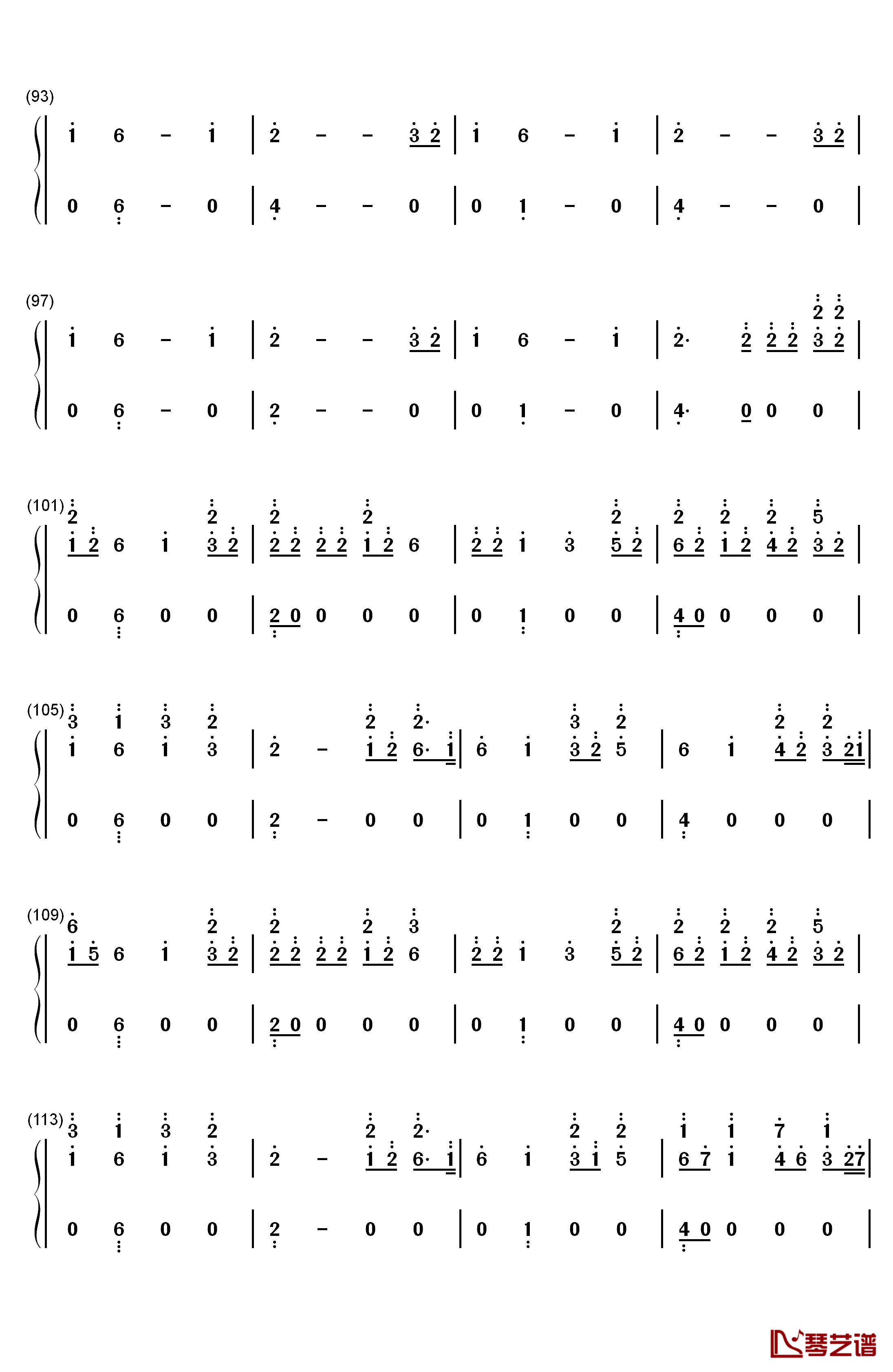 OMG钢琴简谱-数字双手-Camila Cabello5