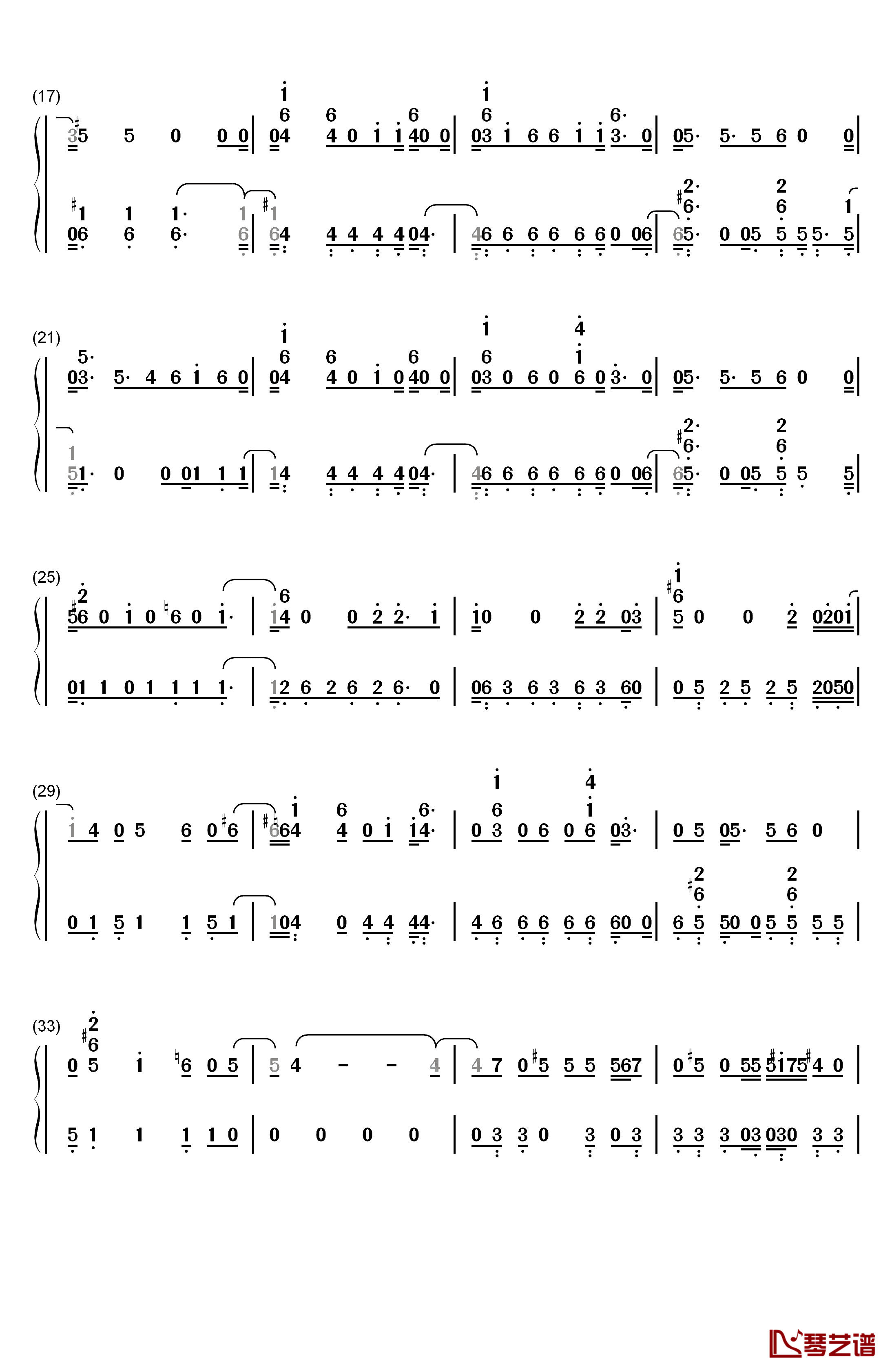 Wake Me Up钢琴简谱-数字双手-TWICE2