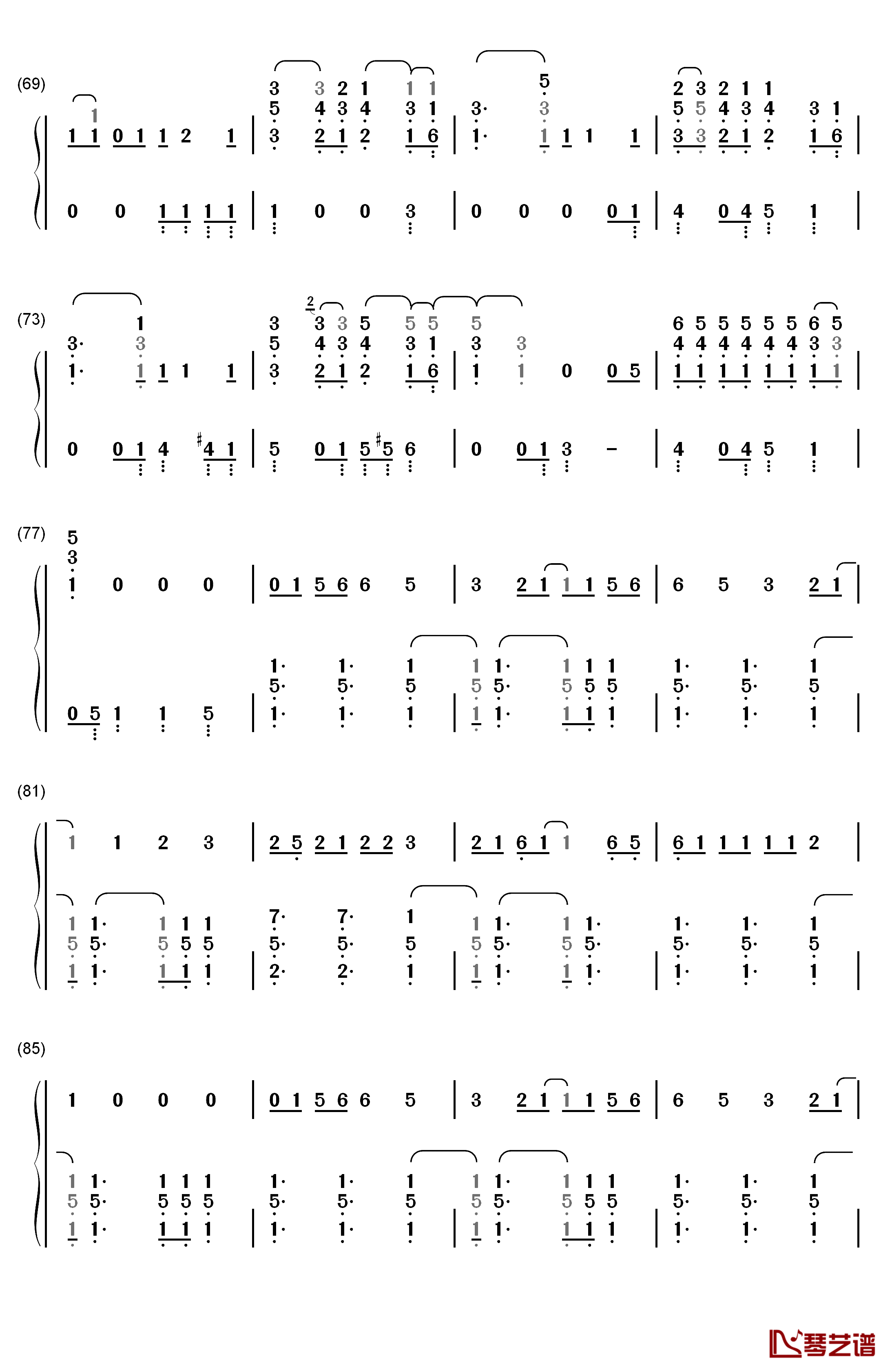 Kid In Love钢琴简谱-数字双手-Shawn Mendes5