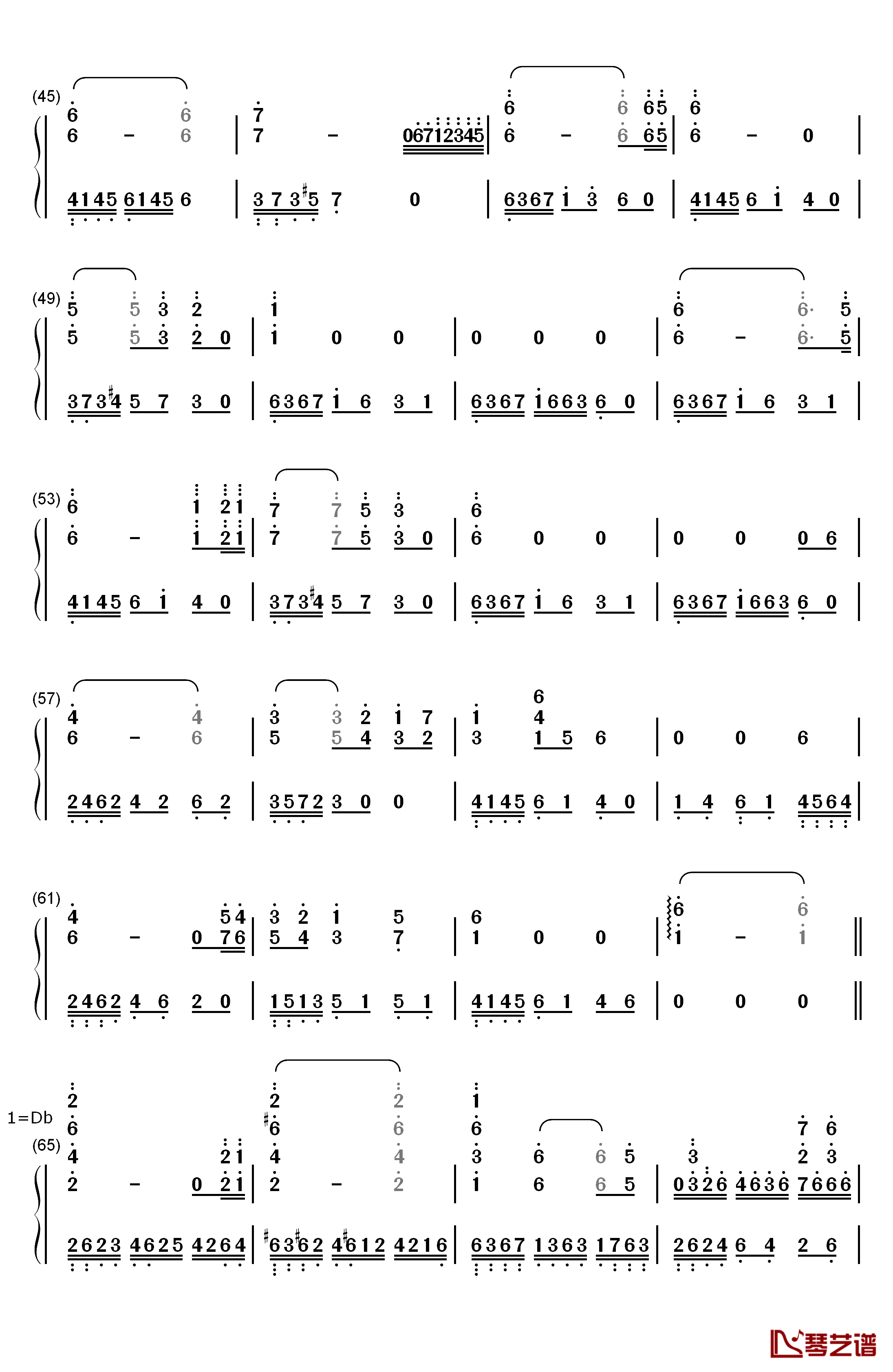 Beyond Rangoon Waters of Irrawaddy钢琴简谱-数字双手-马克西姆3