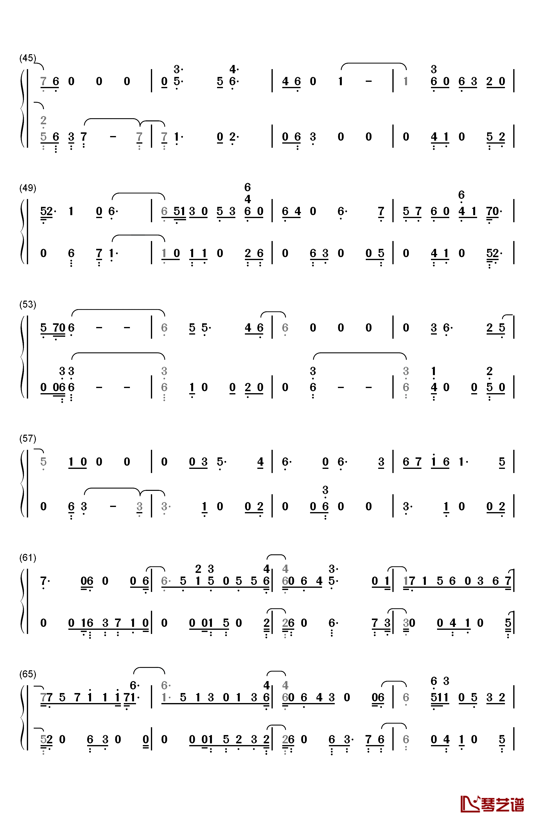 Don't Leave Me Alone钢琴简谱-数字双手-David Guetta Anne-Marie3