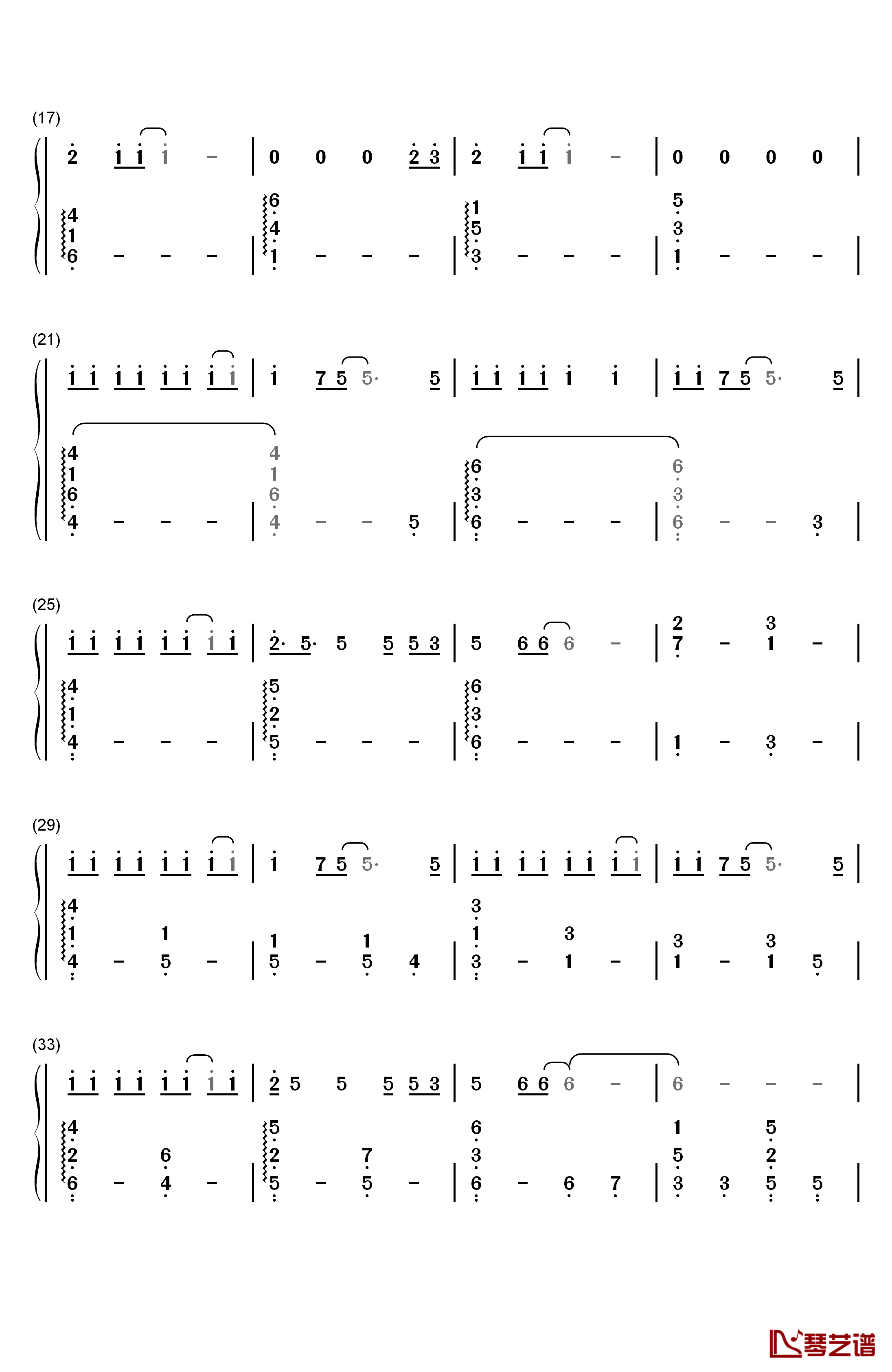 Secret Base ~君がくれたもの~钢琴简谱-数字双手-ZONE2