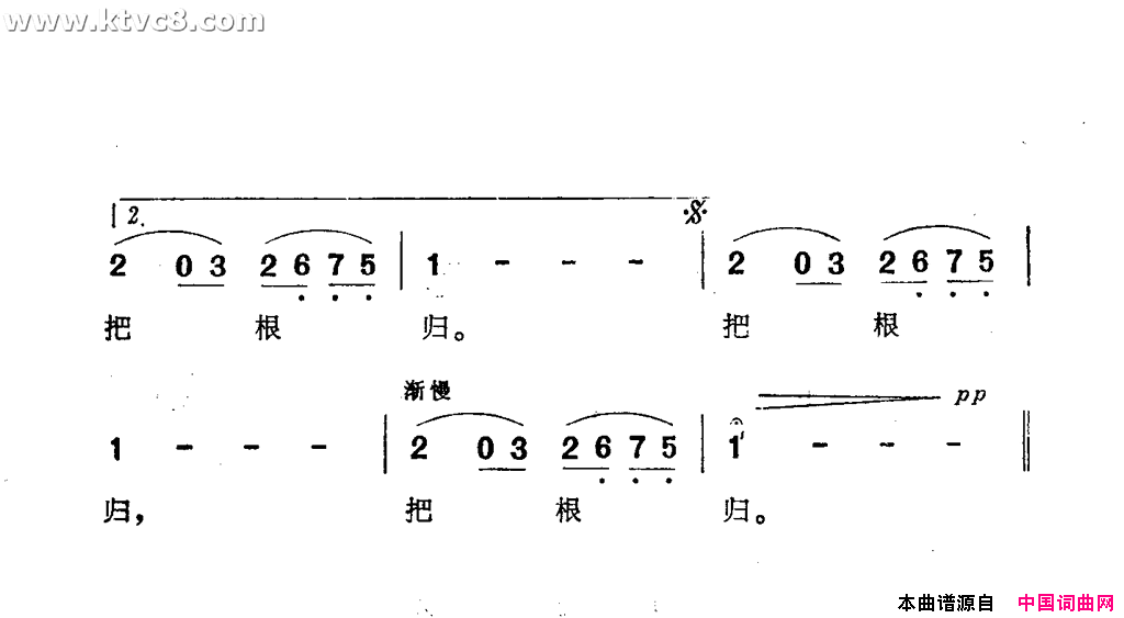 家乡的清泉水简谱-蔡妙甜演唱-陈章麟/曹俊山词曲1