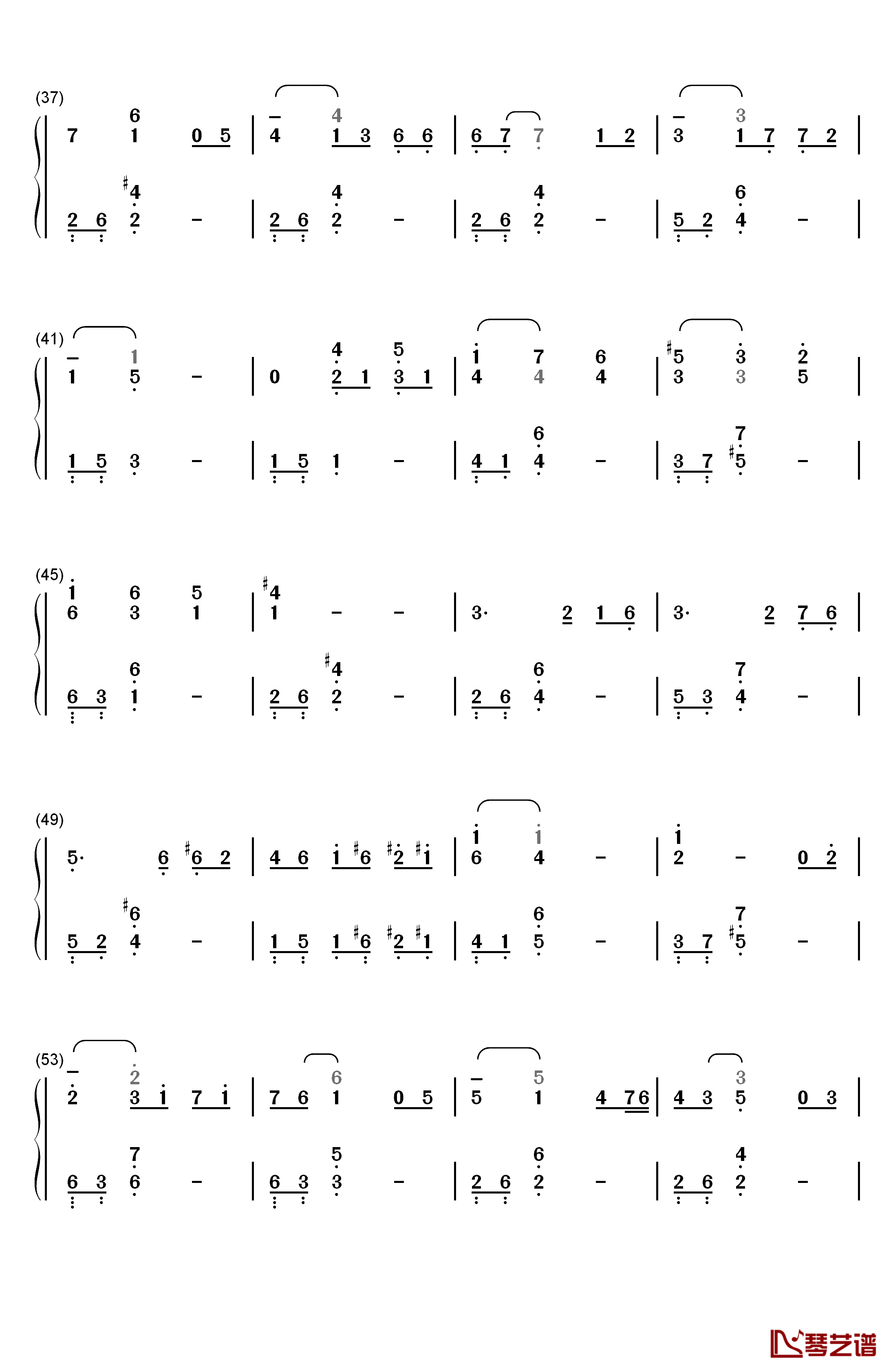 Amar Pelos Dois钢琴简谱-数字双手-Salvador Sobral3