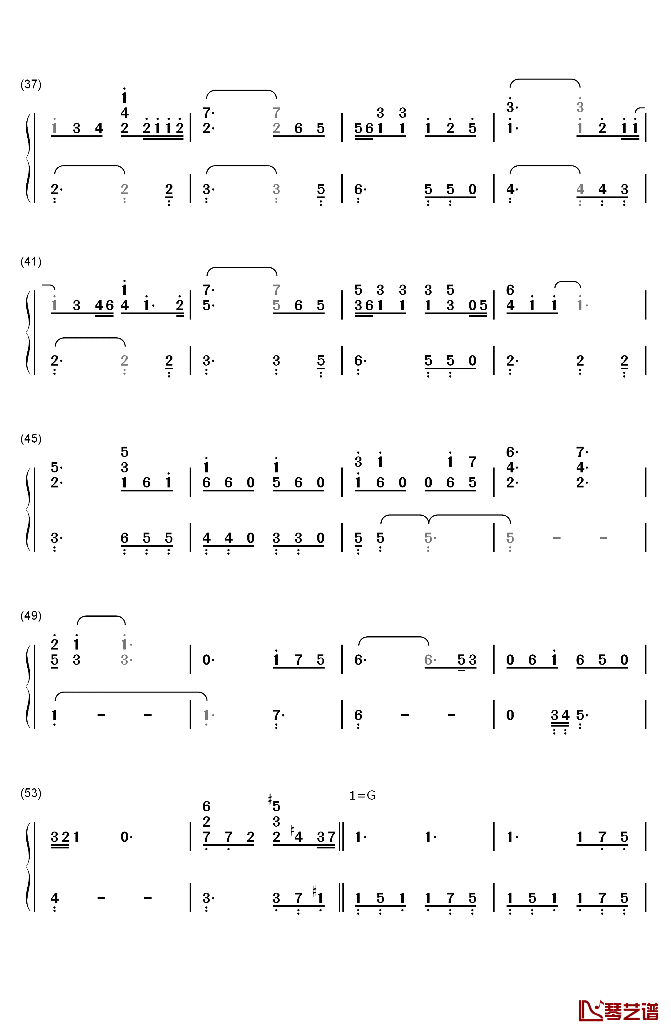 I Have Nothing钢琴简谱-数字双手-Whitney Houston3