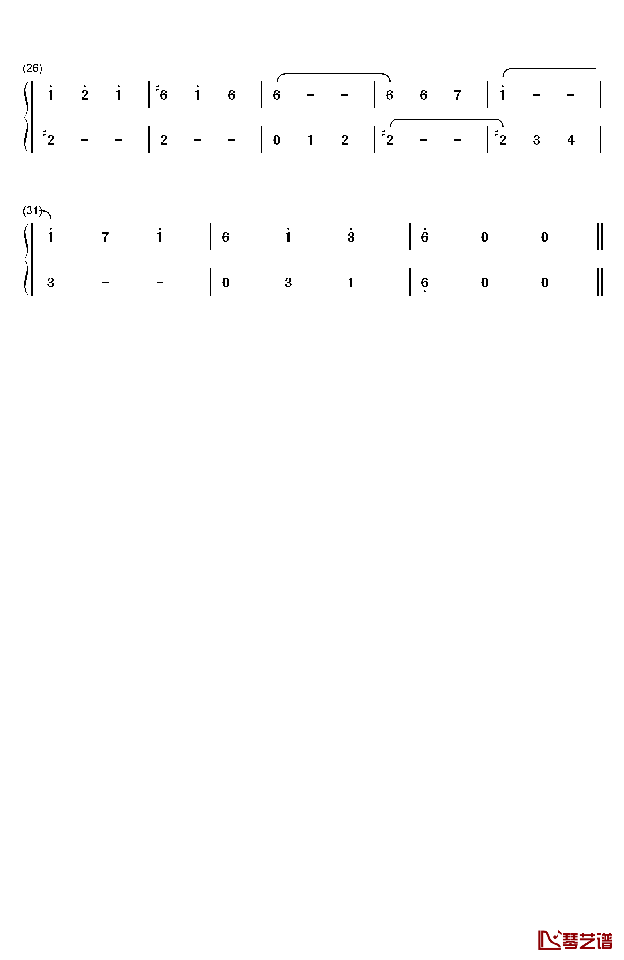 圆舞曲钢琴简谱-数字双手-肖斯塔科维奇2