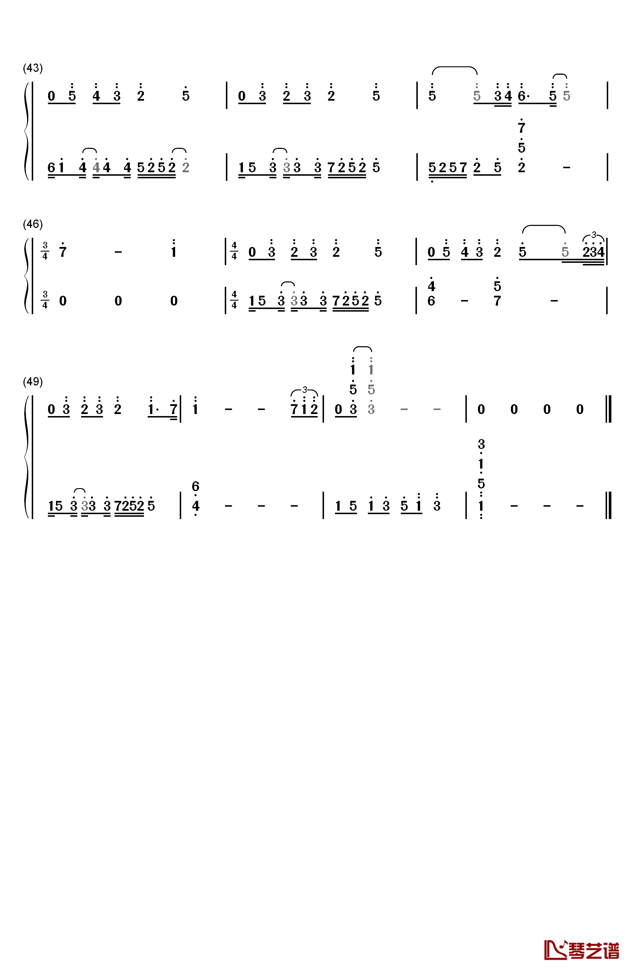 Where Are You Christmas钢琴简谱-数字双手-Faith Hill4