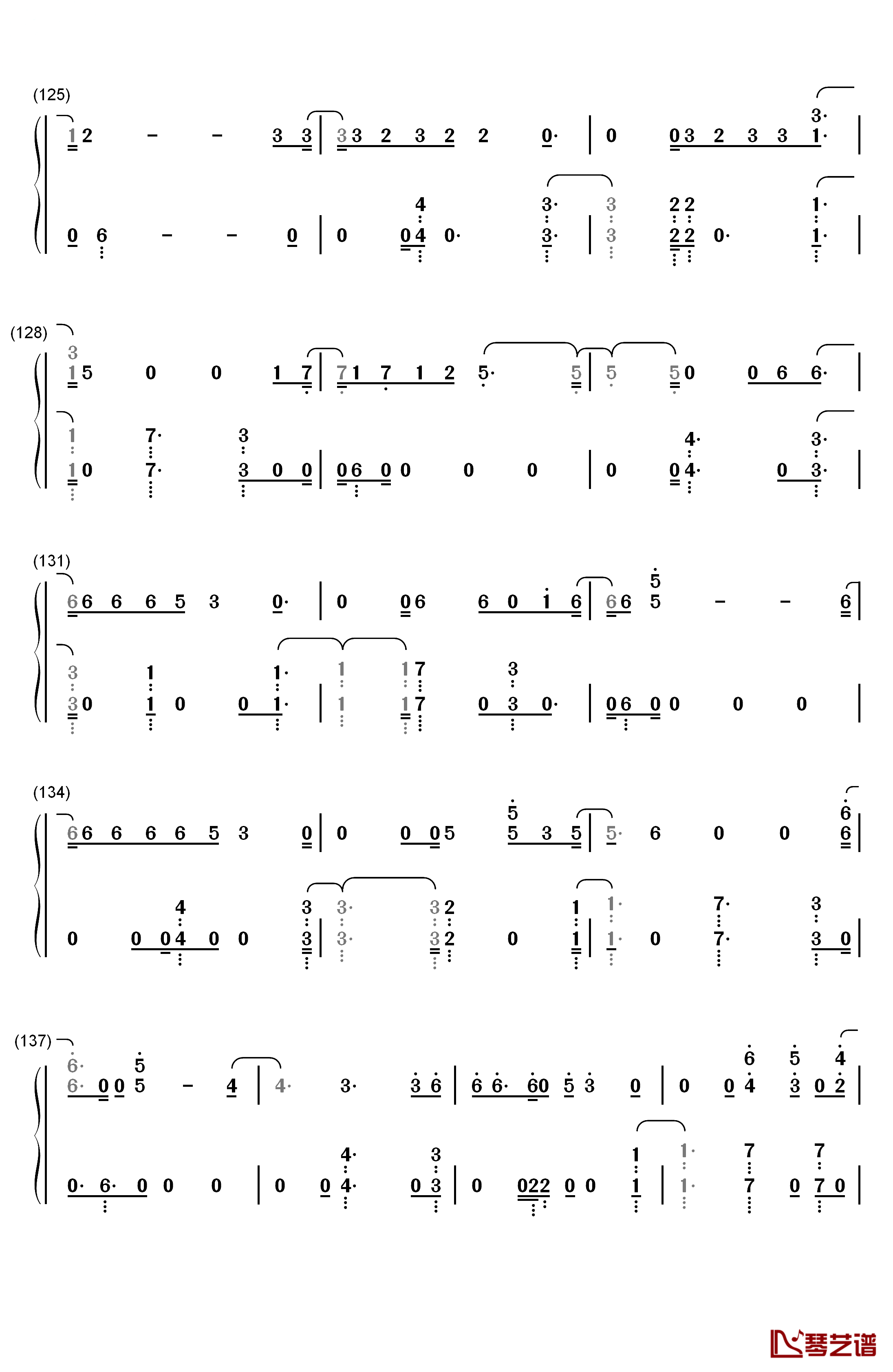 Cash Out钢琴简谱-数字双手-Calvin Harris8