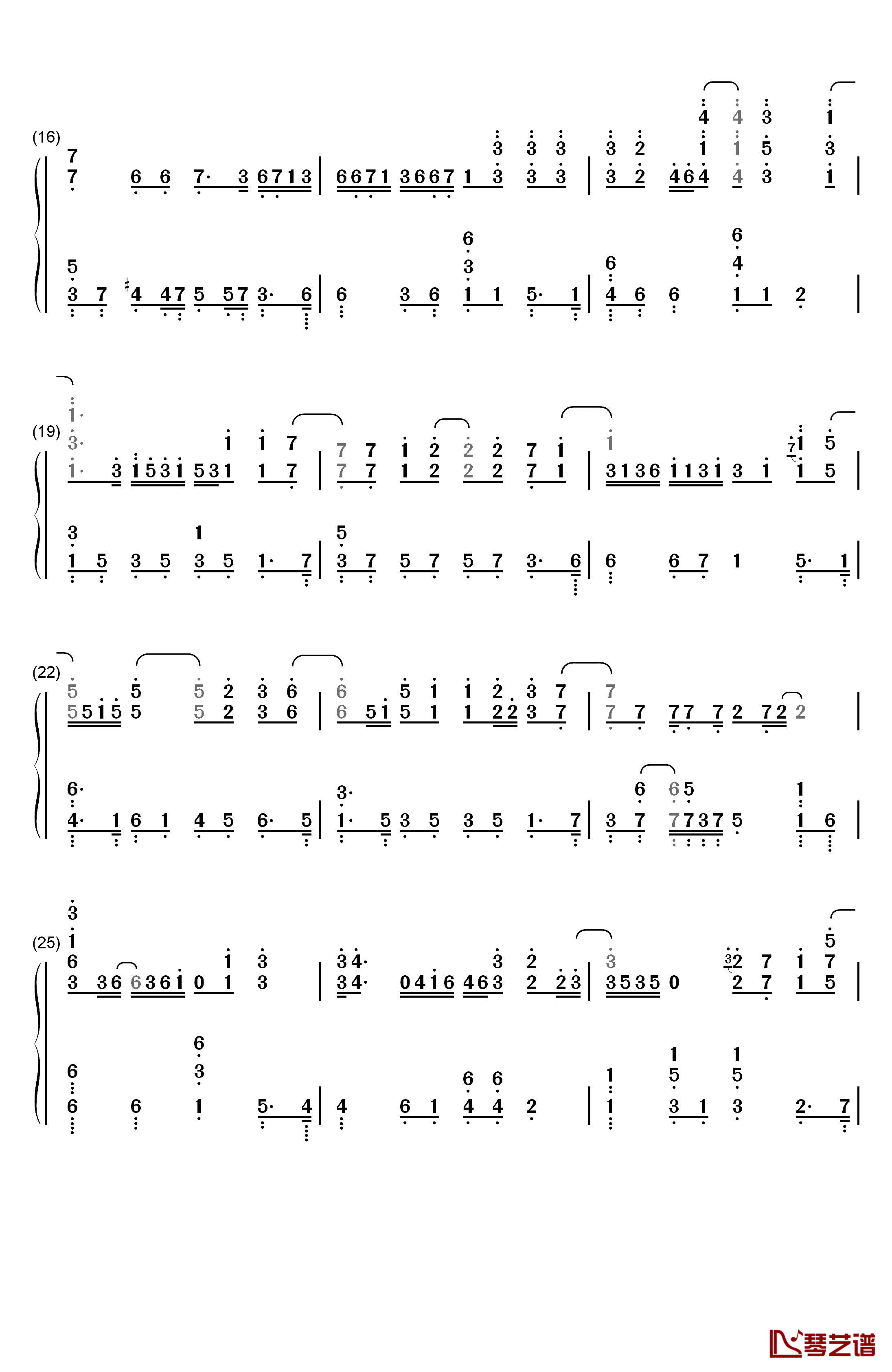 In and Out of Love钢琴简谱-数字双手-Armin van Buuren Sharon den Adel2