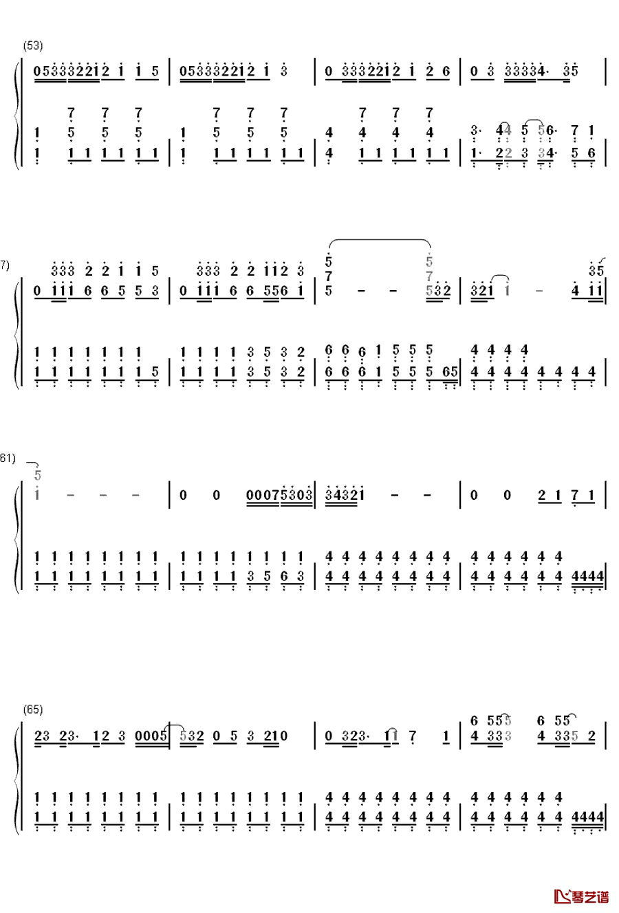 The Climb钢琴简谱-数字双手-Miley Cyrus4