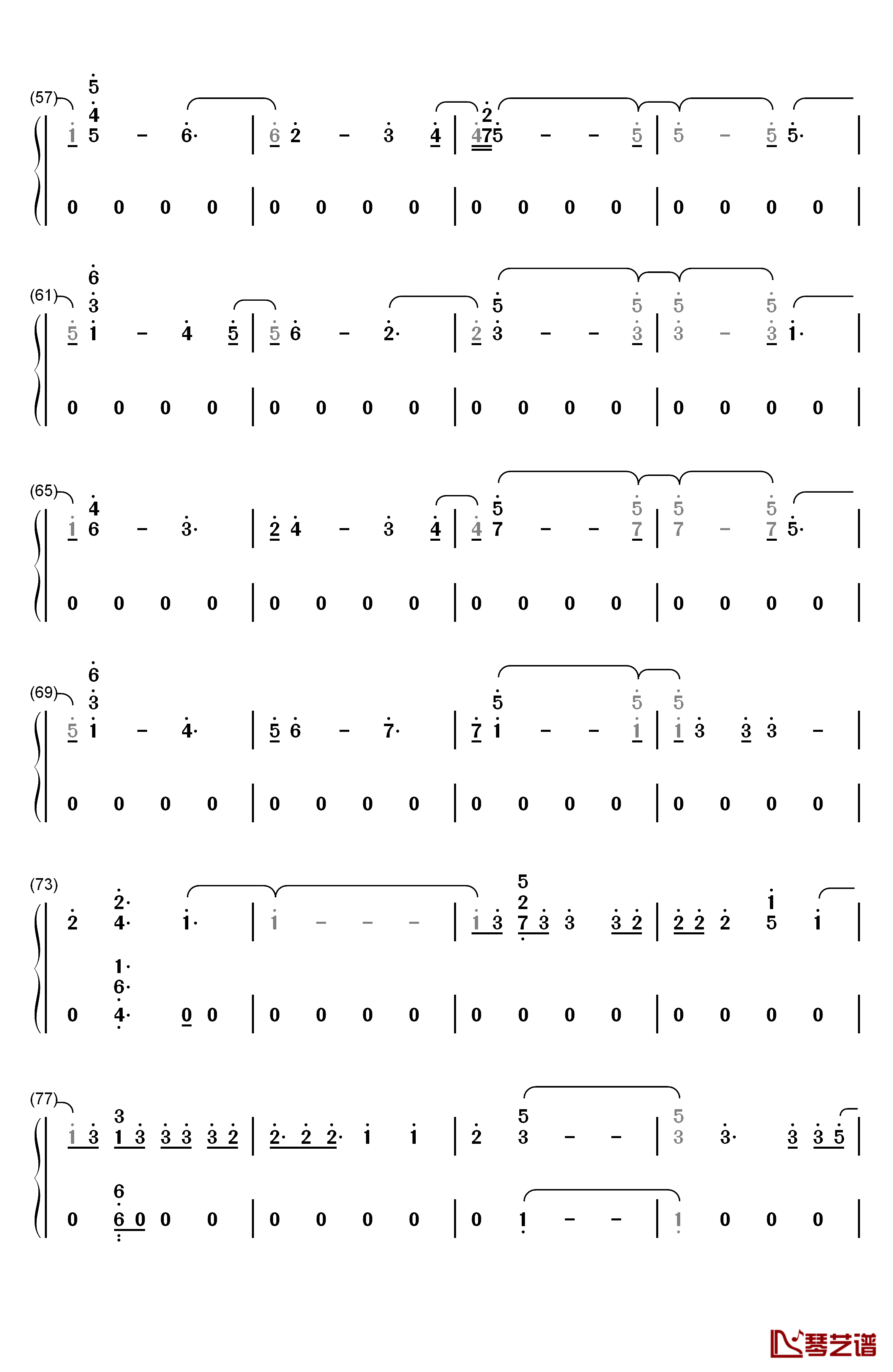 Hopeless钢琴简谱-数字双手-Halsey4