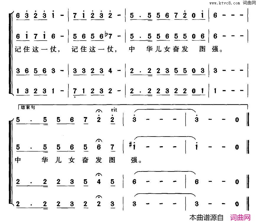 记住这一仗邓永旺词刘普群曲记住这一仗邓永旺词 刘普群曲简谱1