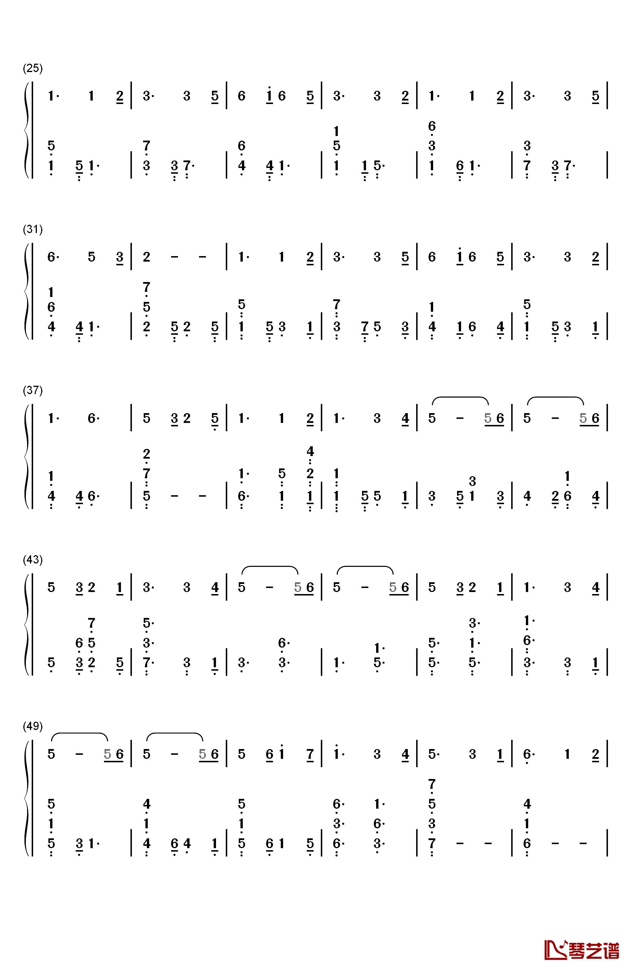 ちいさな冒険者钢琴简谱-数字双手-雨宫天 高桥李依 茅野爱衣2