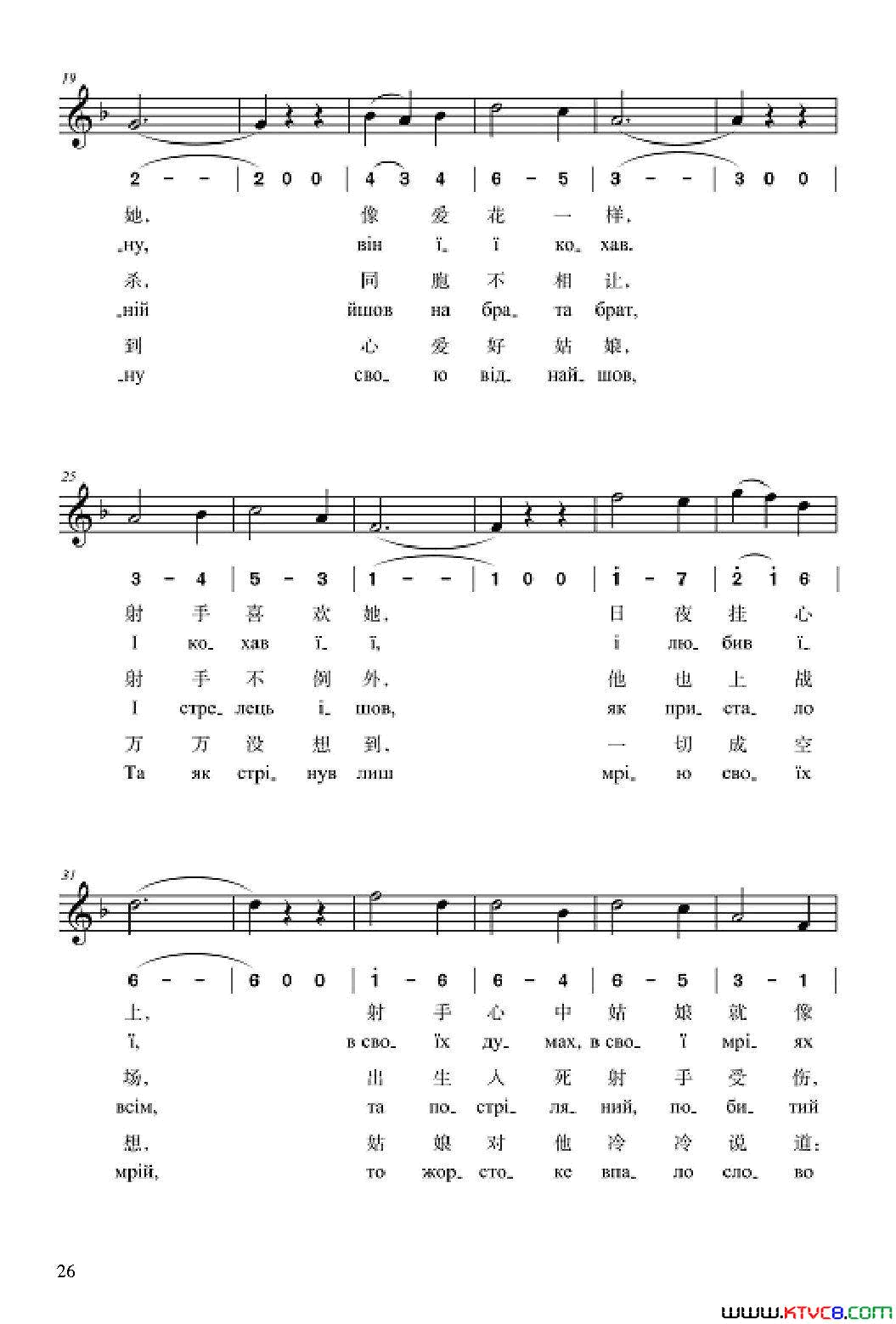 喝吧，朋友们简谱1