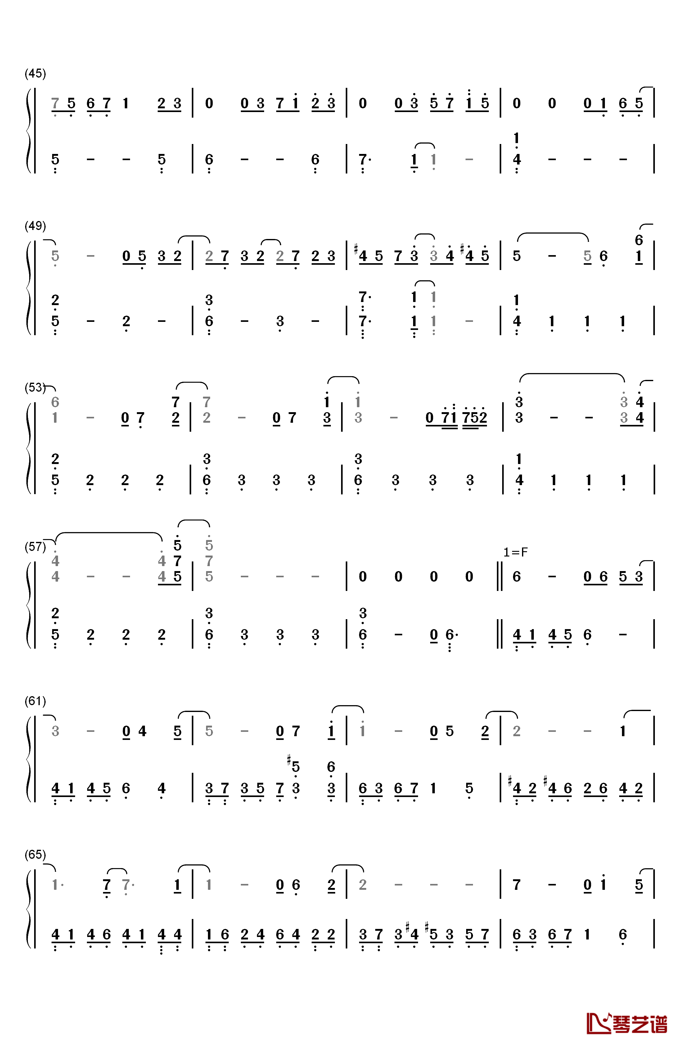 Healer钢琴简谱-数字双手-Lee Pil-ho3