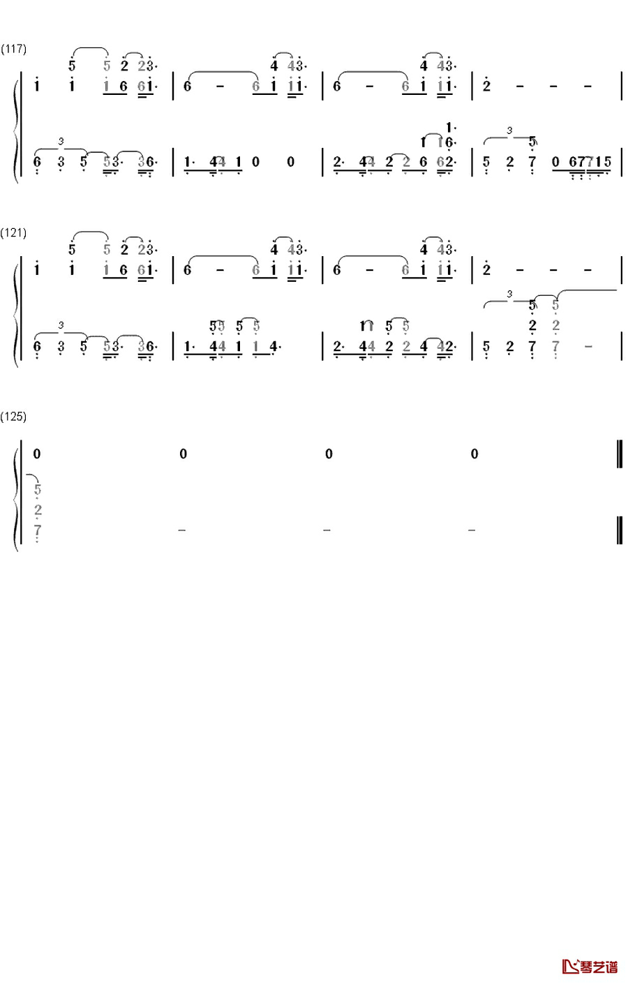 Afire Love钢琴简谱-数字双手-Ed Sheeran7