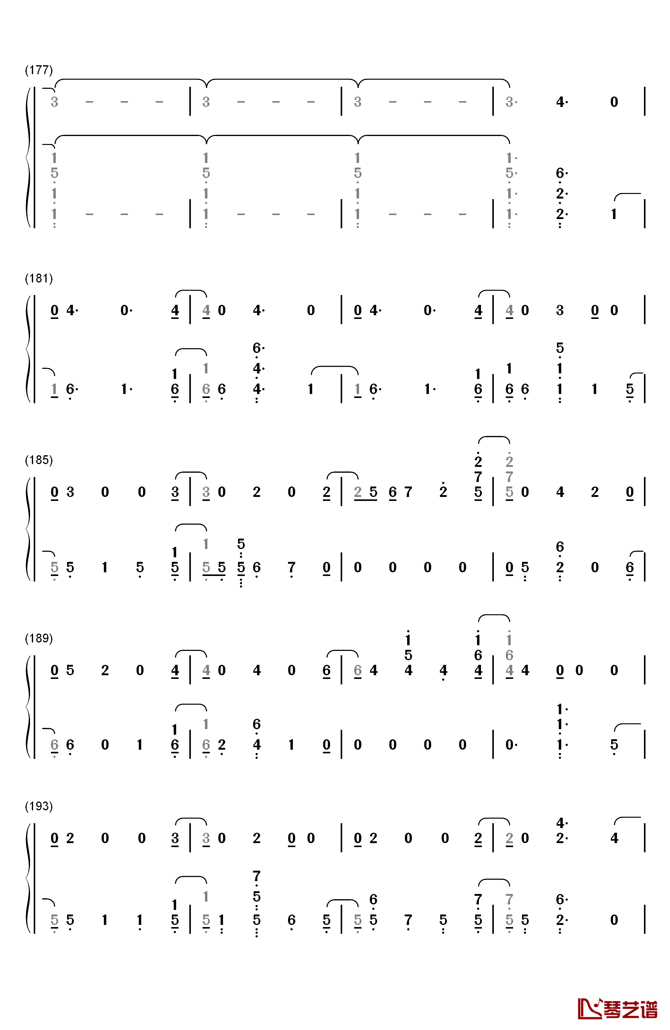 Say Something钢琴简谱-数字双手-Justin Timberlake10