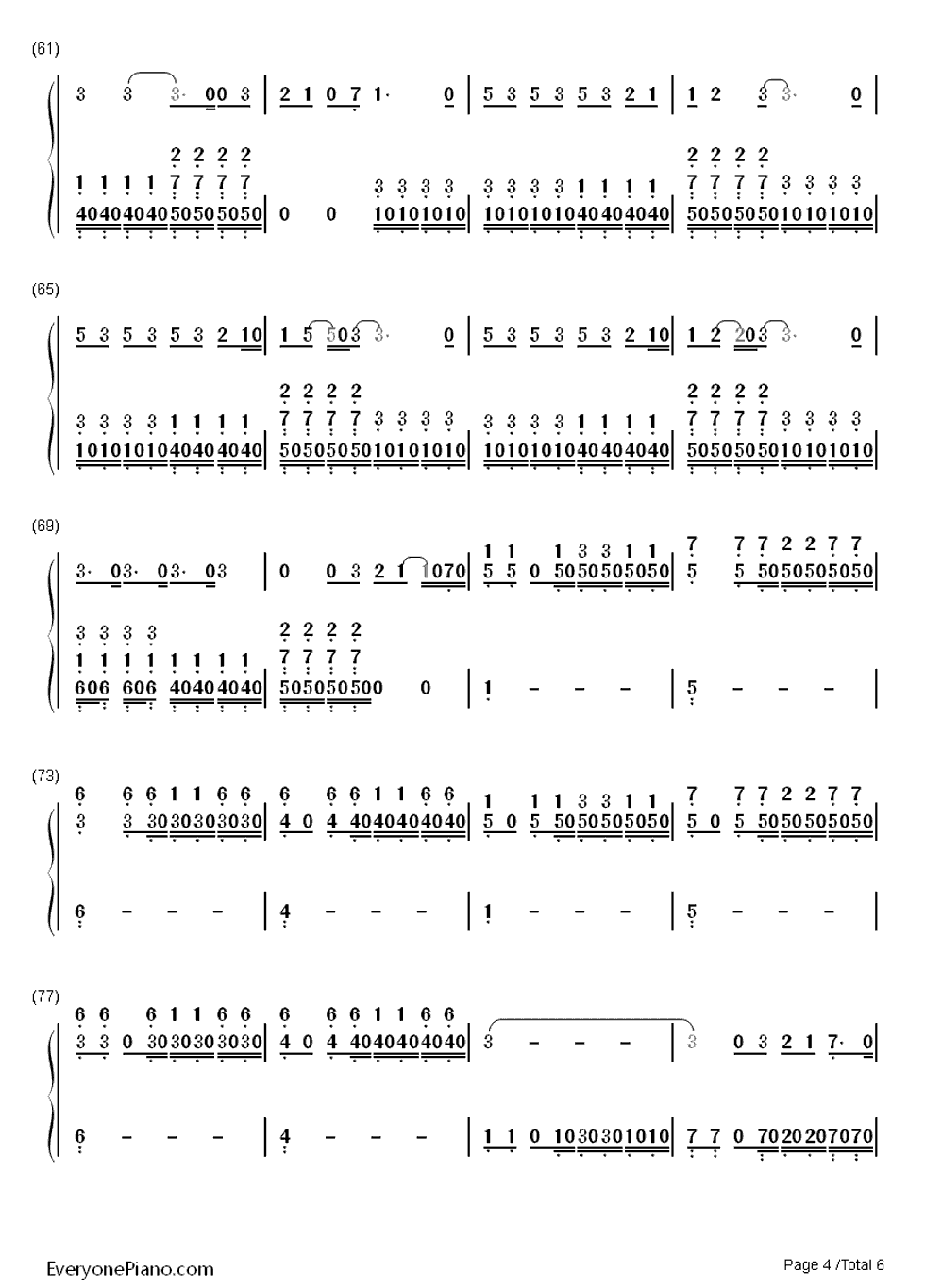Live While We're Young钢琴简谱-数字双手-One Direction4
