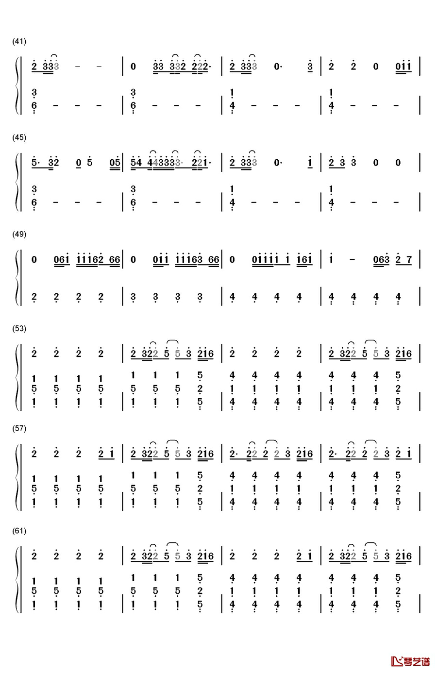 Style钢琴简谱-数字双手-Taylor Swift3