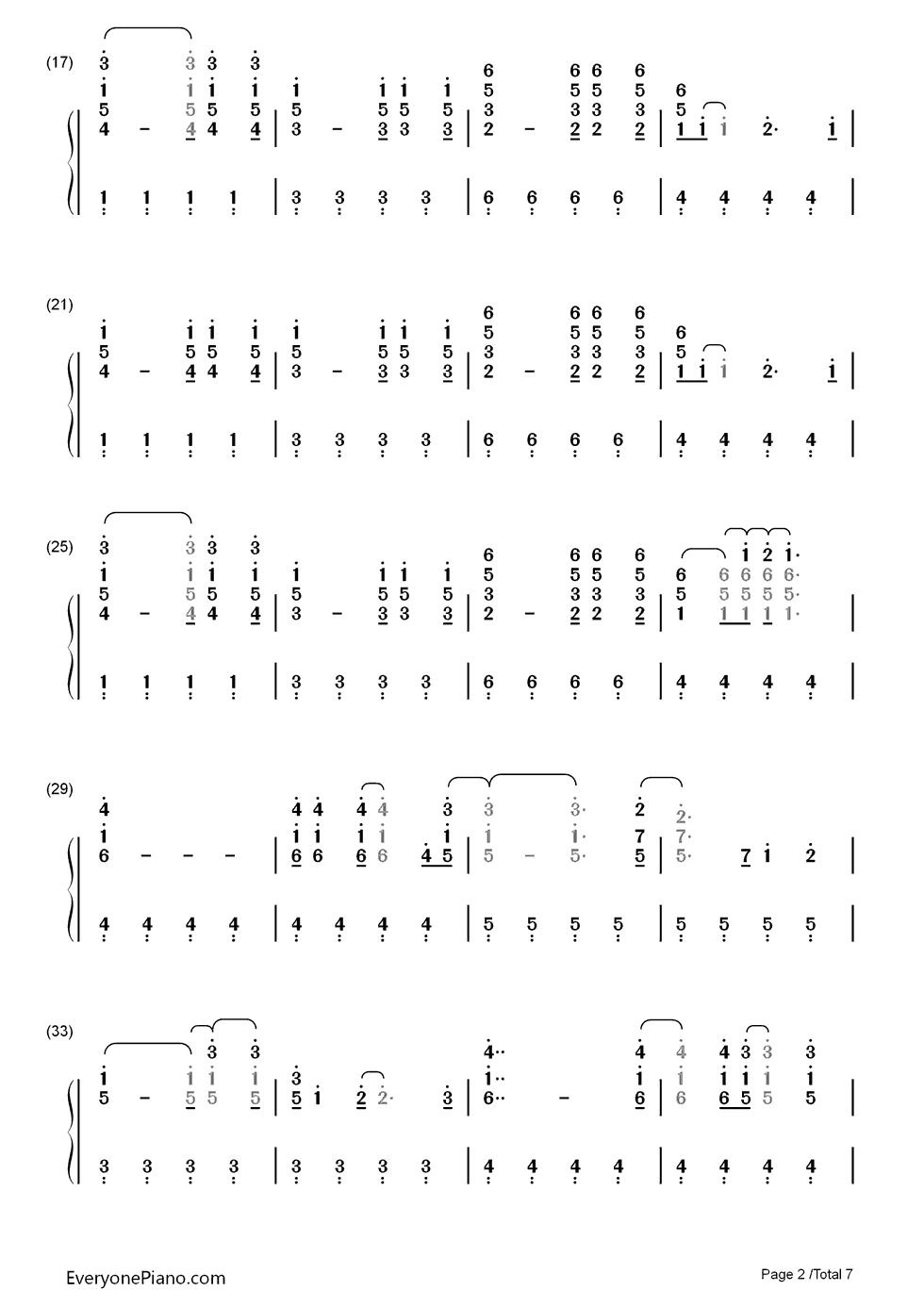 Don't Let It Break Your Heart钢琴简谱-数字双手-Coldplay2