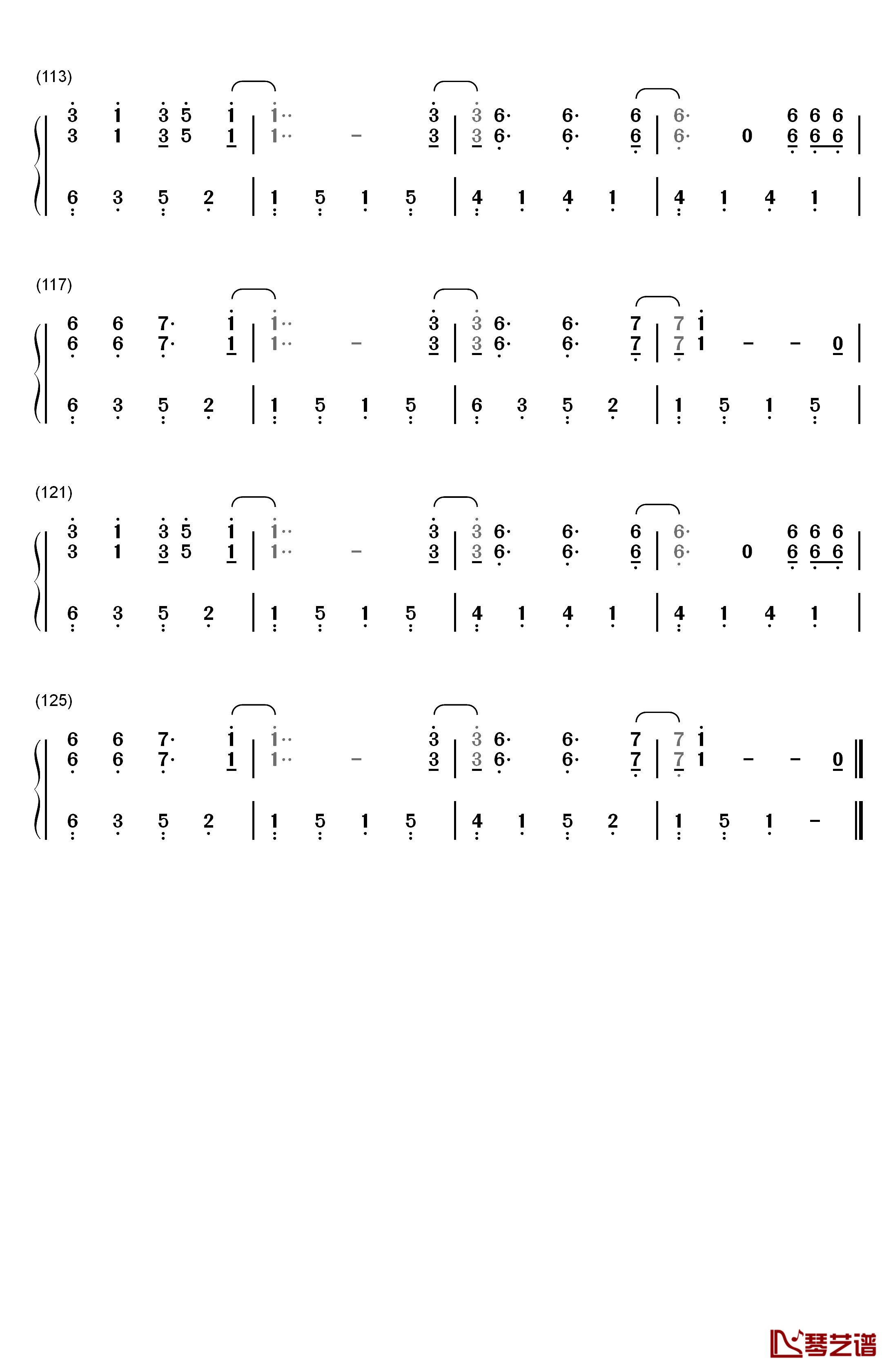 Sing Me to Sleep钢琴简谱-数字双手-Alan Walker6