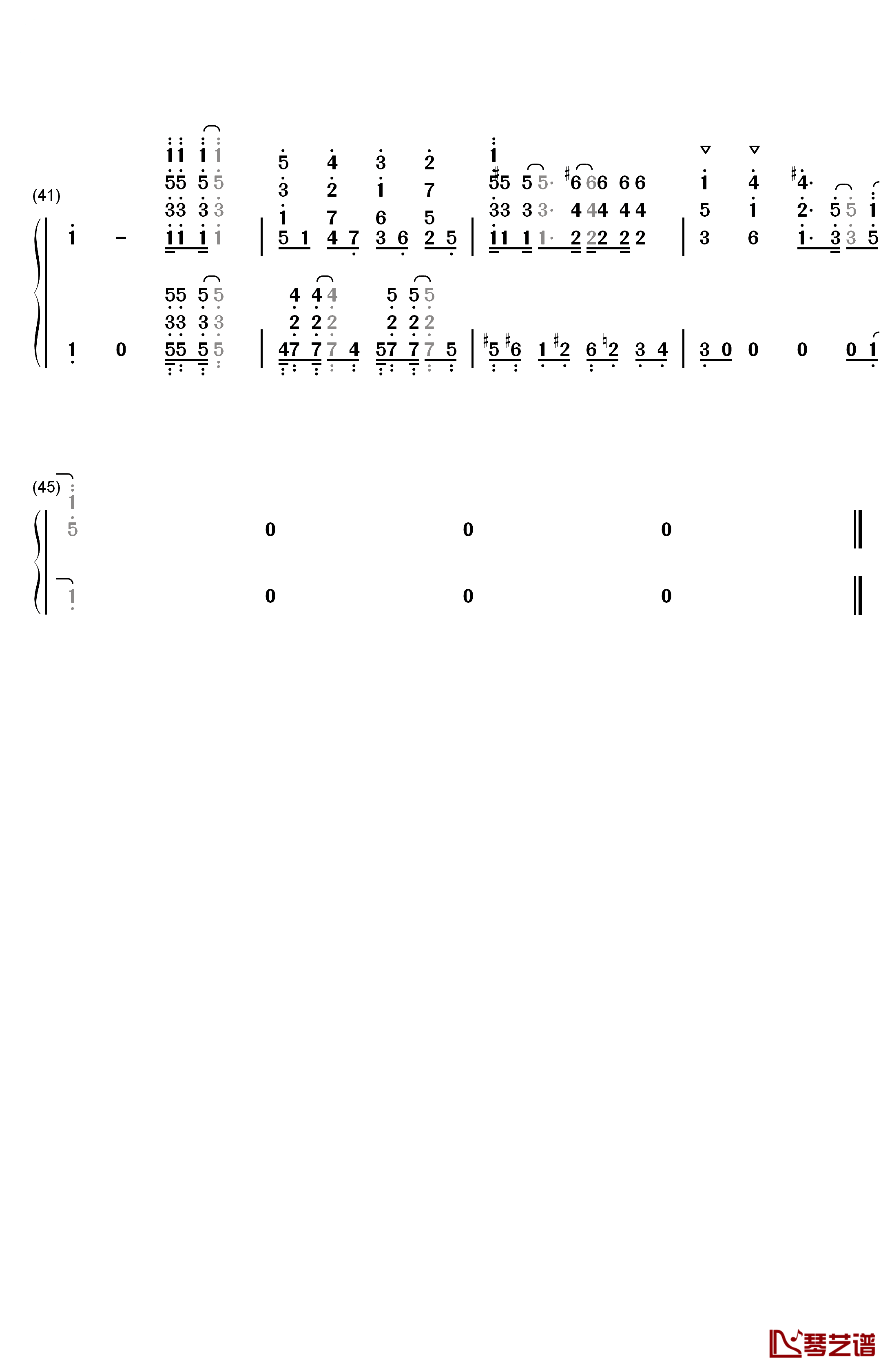 ミラクルカラーズ☆本日も異常ナシ钢琴简谱-数字双手-COLORS☆SLASH5