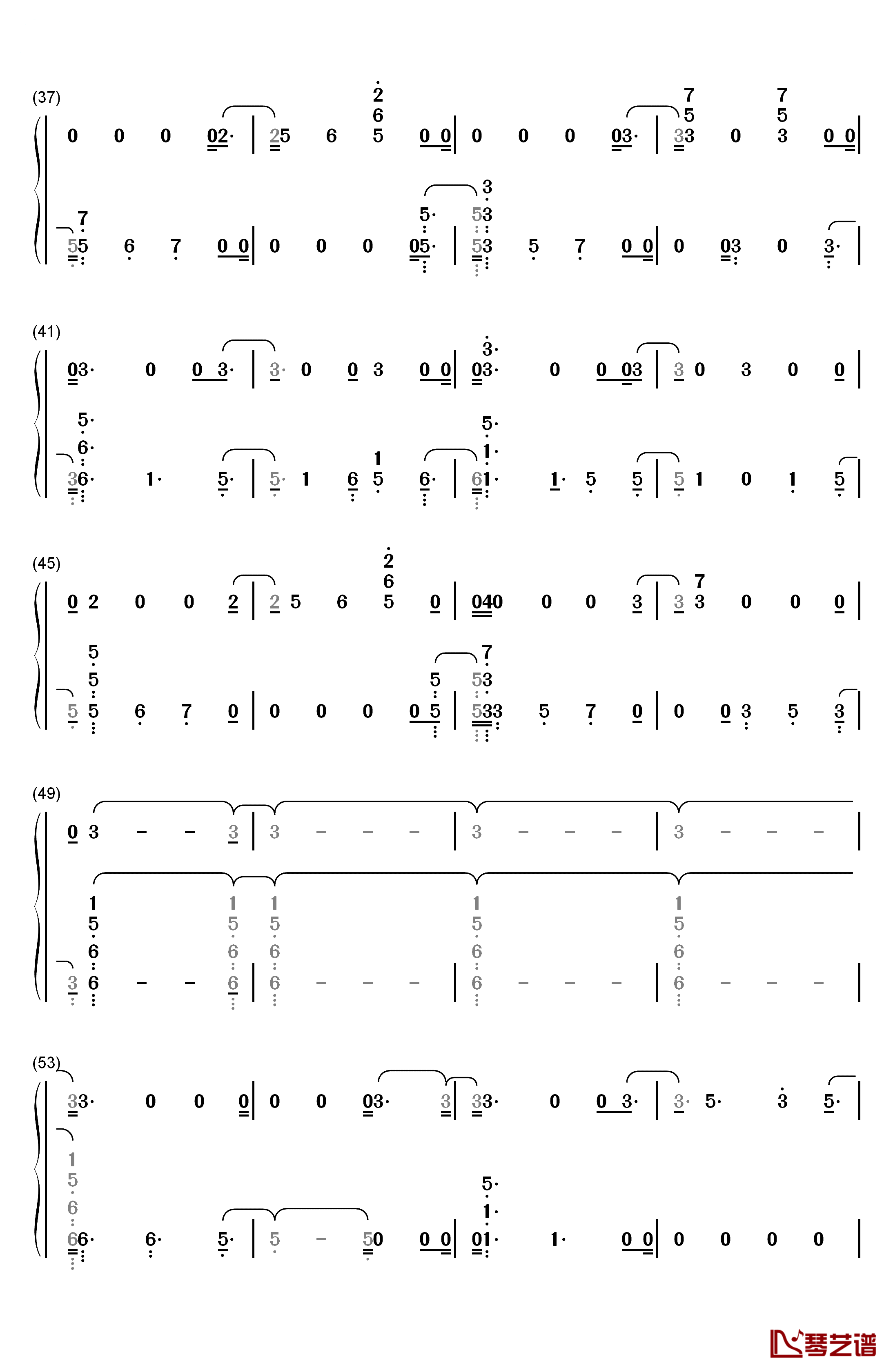 The Champion钢琴简谱-数字双手-Carrie Underwood Ludacris3