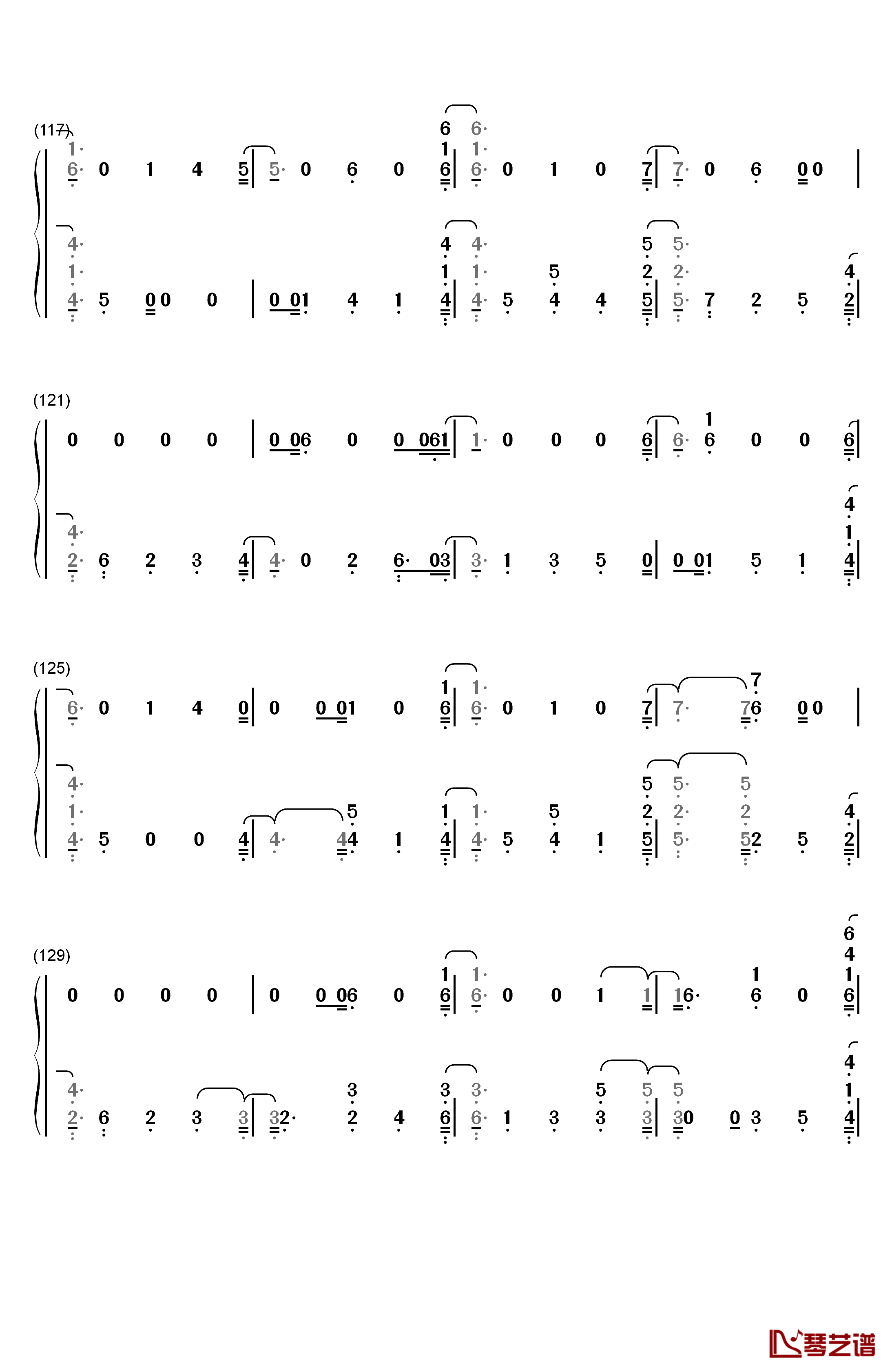Dancing With Our Hands Tied钢琴简谱-数字双手-Taylor Swift7