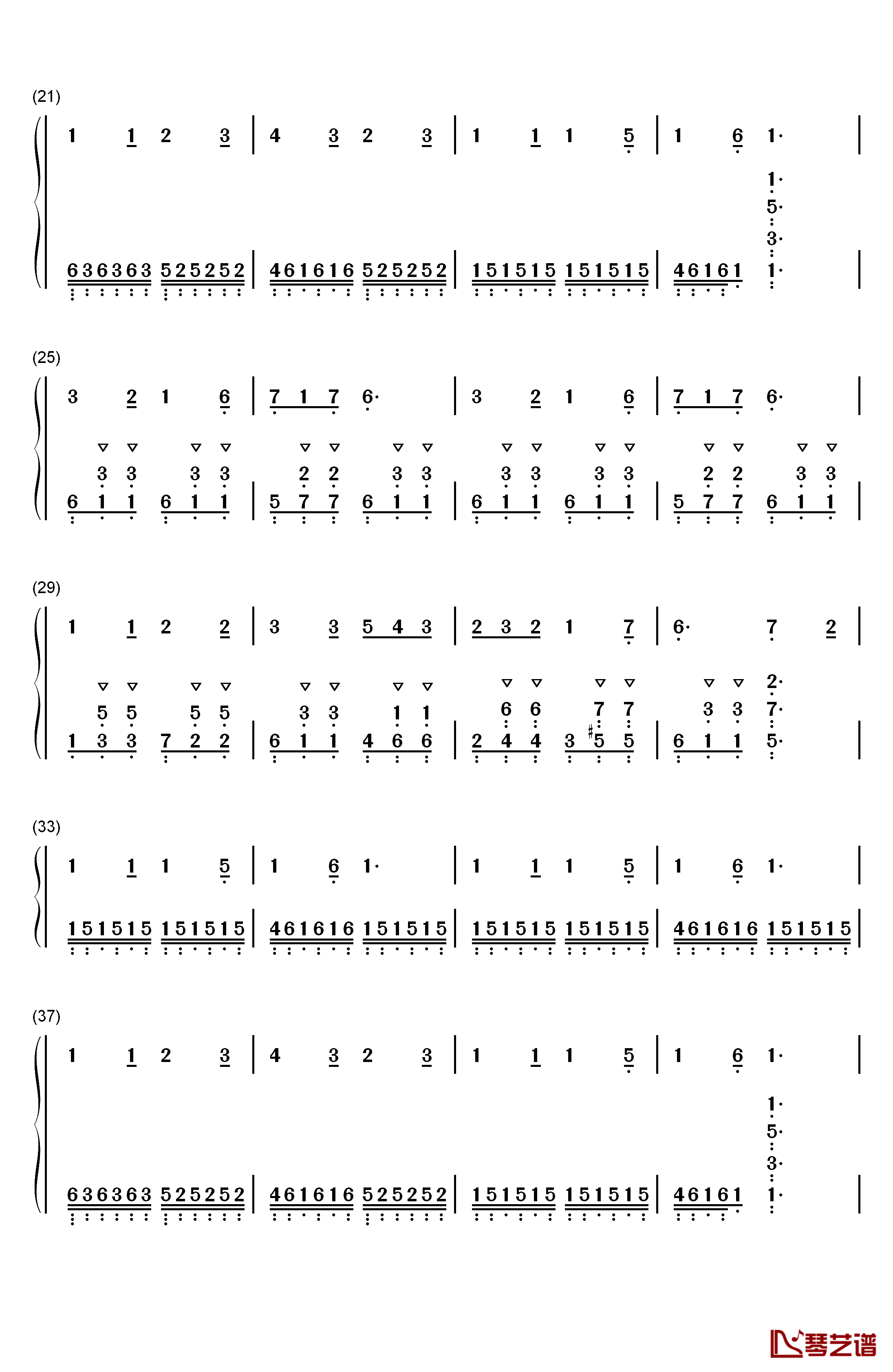 We Three Kings钢琴简谱-数字双手-John Henry Hopkins Jr.2