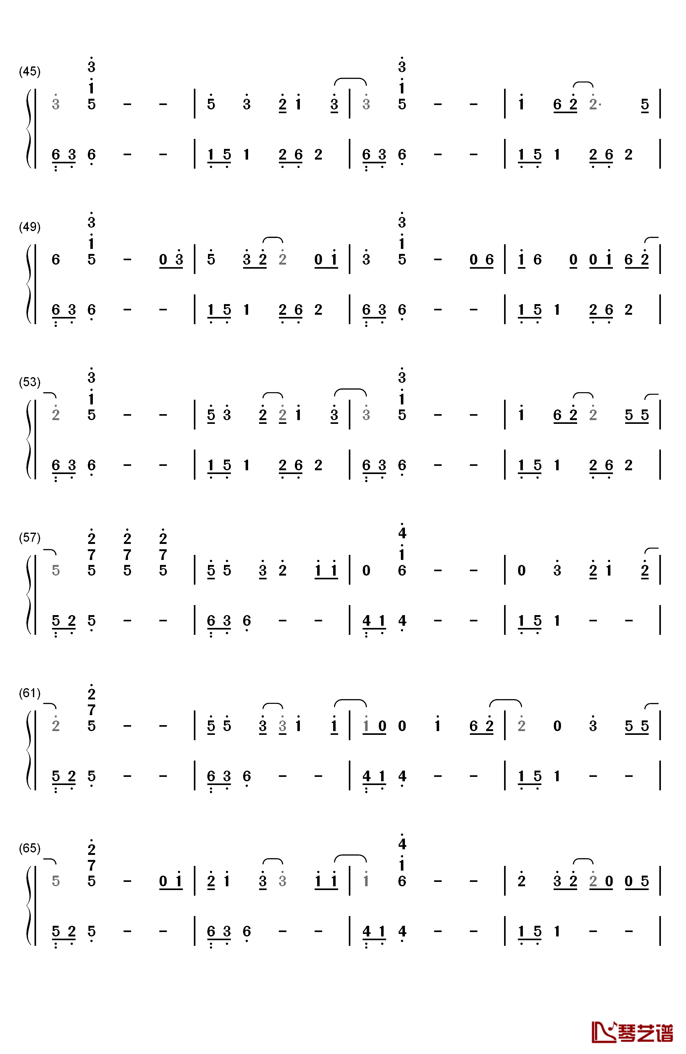 Hurt钢琴简谱-数字双手-Johnny Cash3